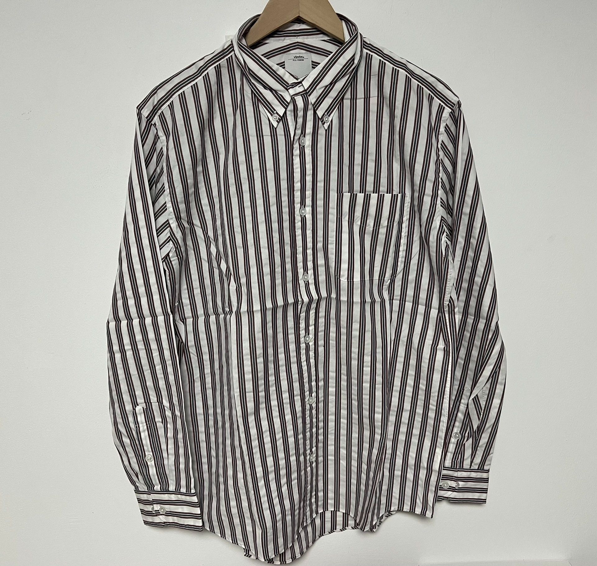 Visvim visvim v+v b.d Striped Shirt Size US L / EU 52-54 / 3 - 1 Thumbnail