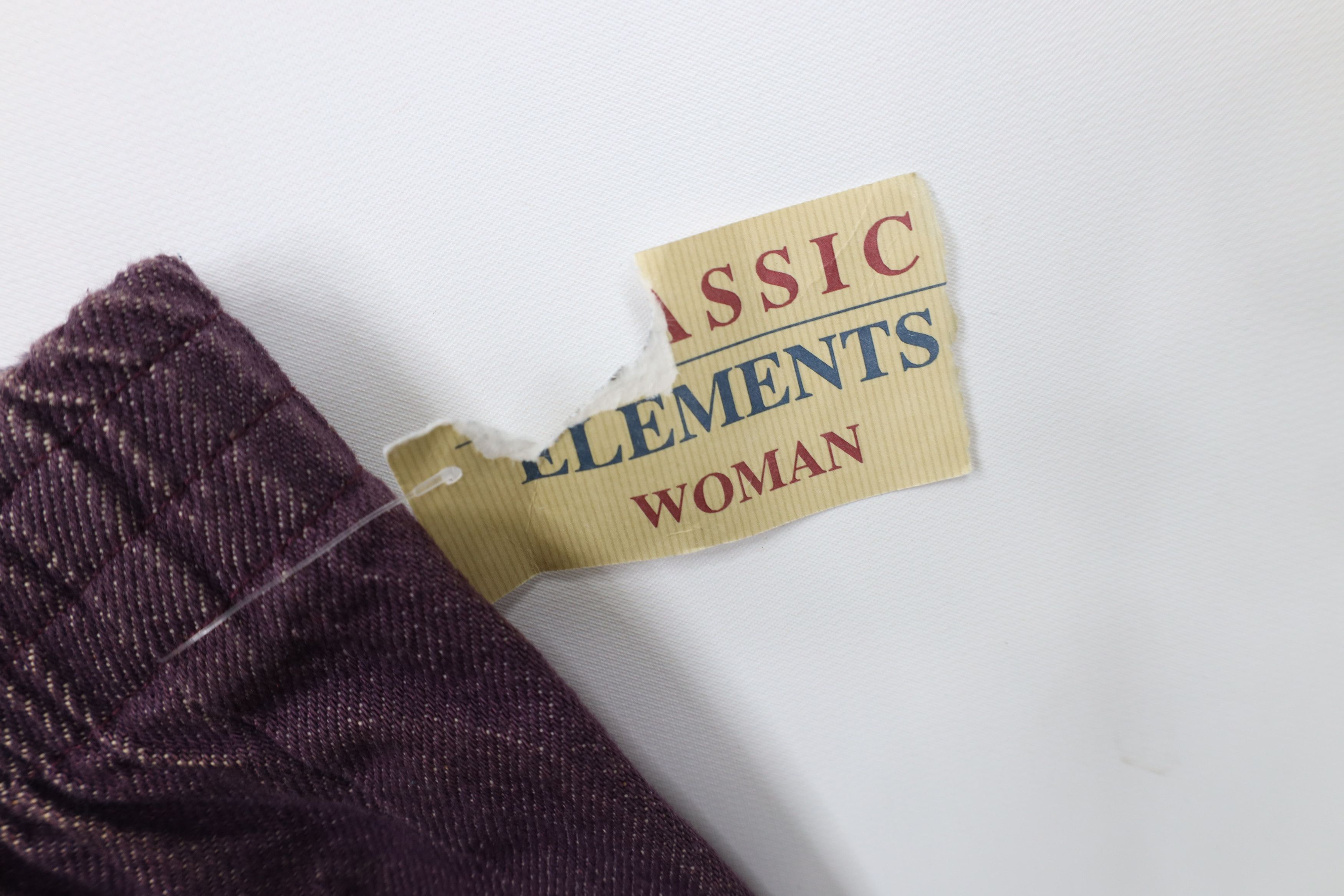 Vintage Deadstock Vintage 90s Streetwear Fit Tapered Jeans Purple Size 40" / US 18 - 6 Thumbnail