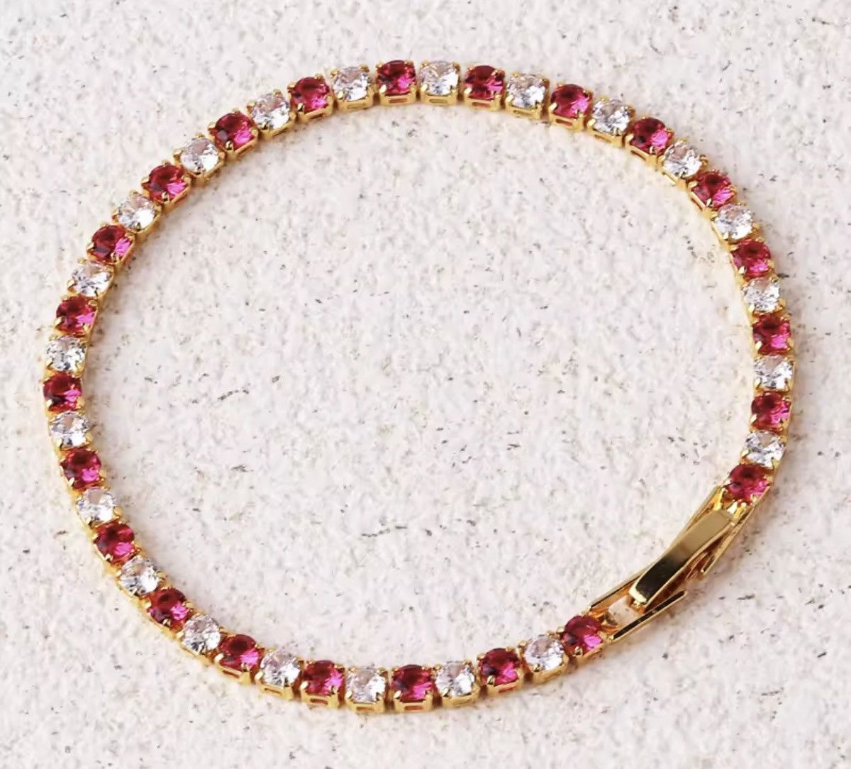 Japanese Brand 3mm Zirconia Tennis Bracelet Size ONE SIZE - 4 Thumbnail