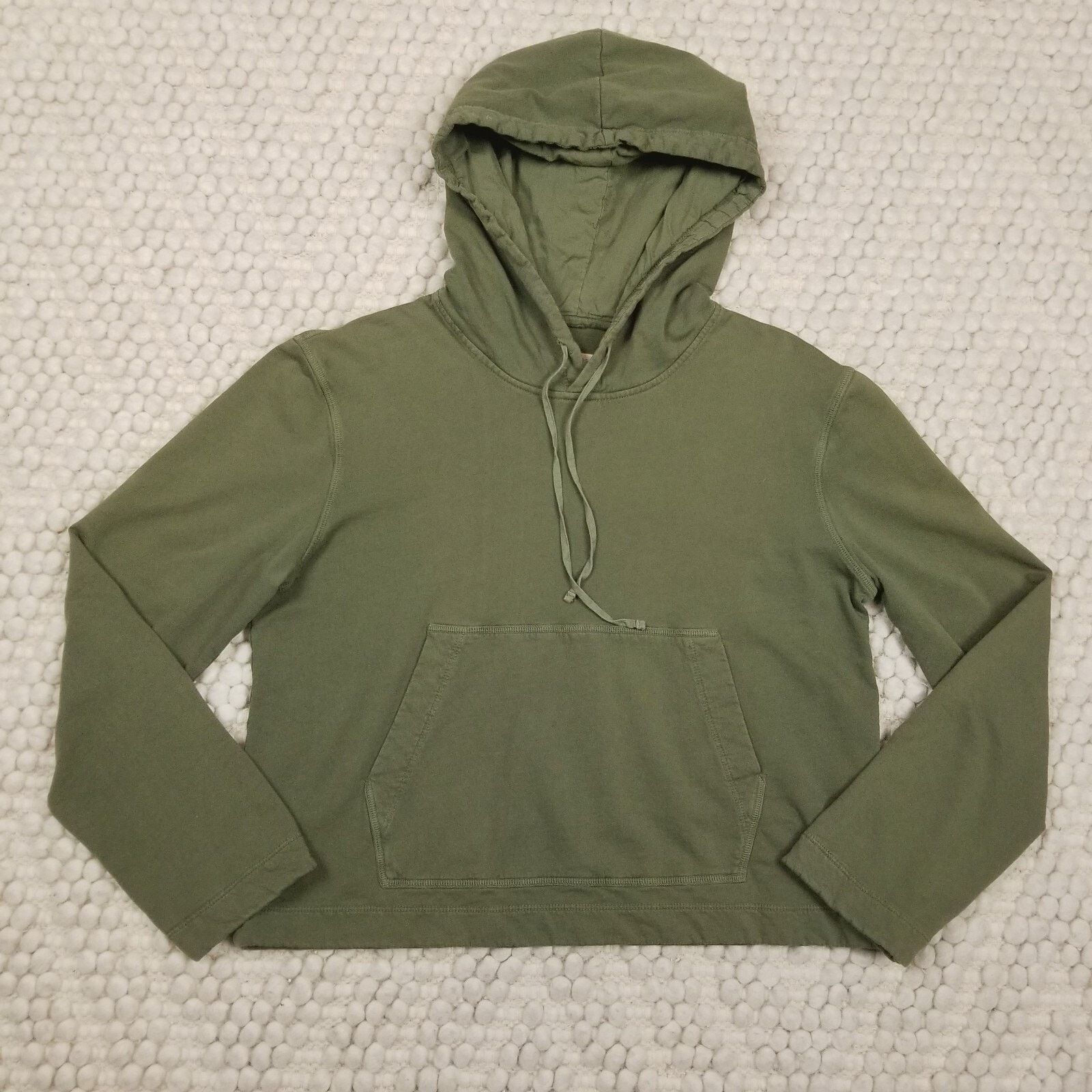 Other Raquel Allegra Crop Hoodie Army Green Sz Small Size S / US 4 / IT 40 - 5 Thumbnail