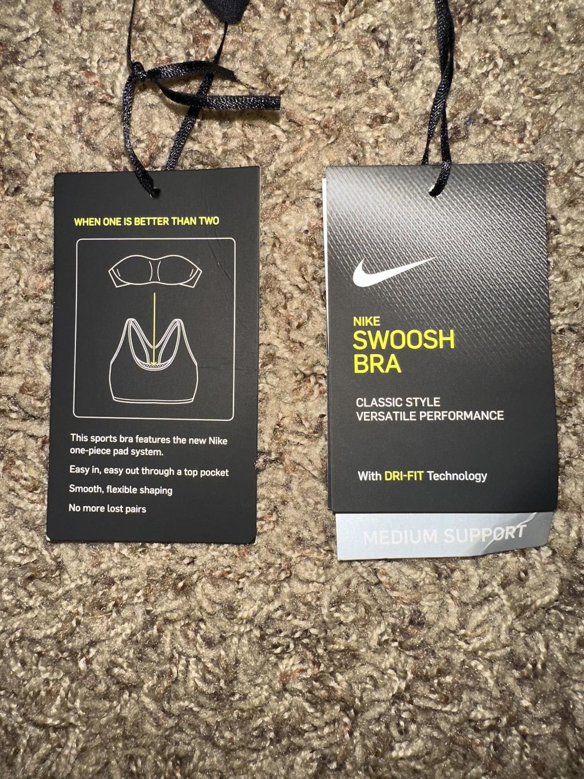 Nike Nike Swoosh Light Support Women's Non-Padded Sports Bra Size ONE SIZE - 10 Thumbnail