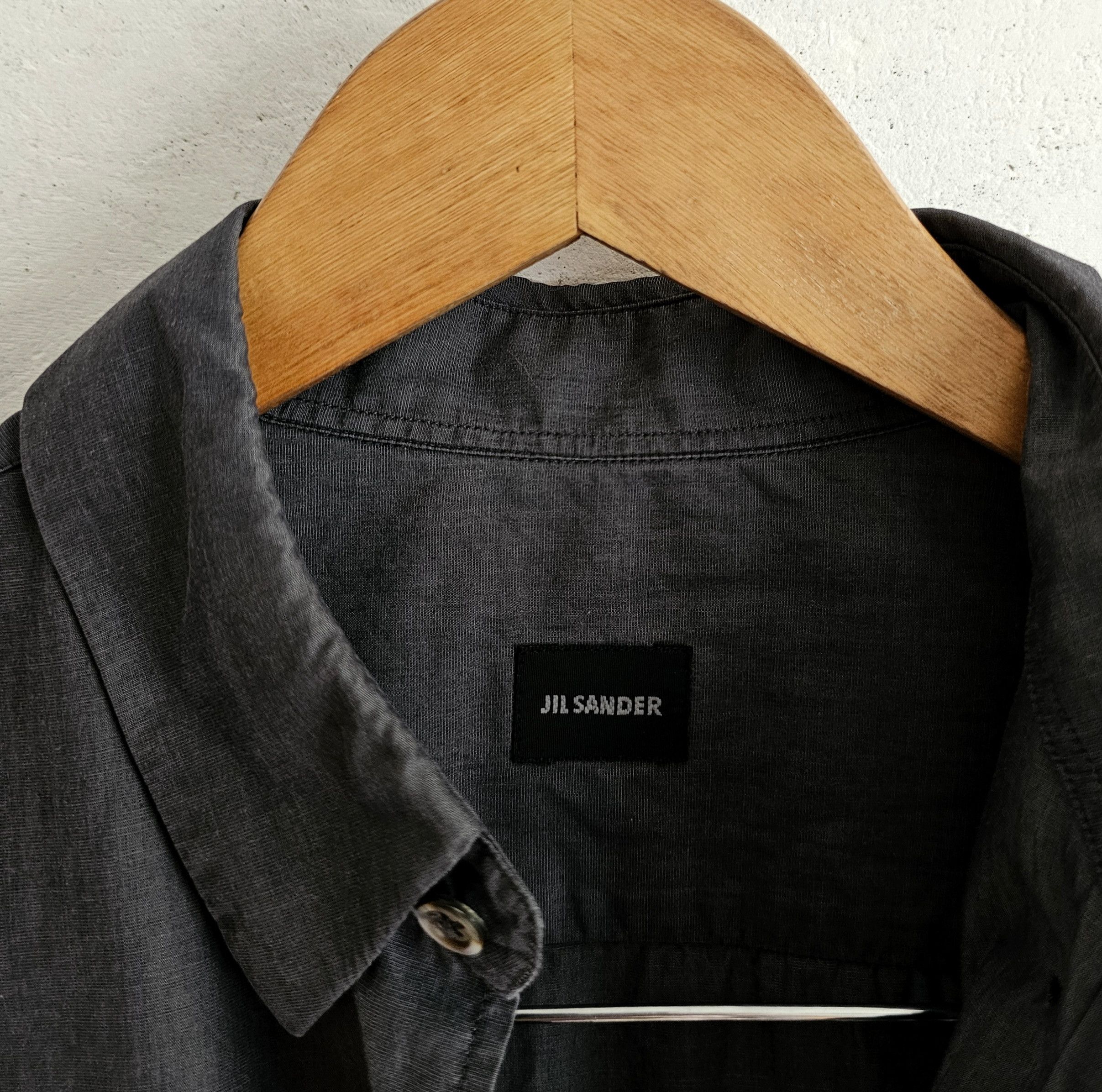 Jil Sander Jil Sander gray cotton shirt Size US M / EU 48-50 / 2 - 6 Thumbnail