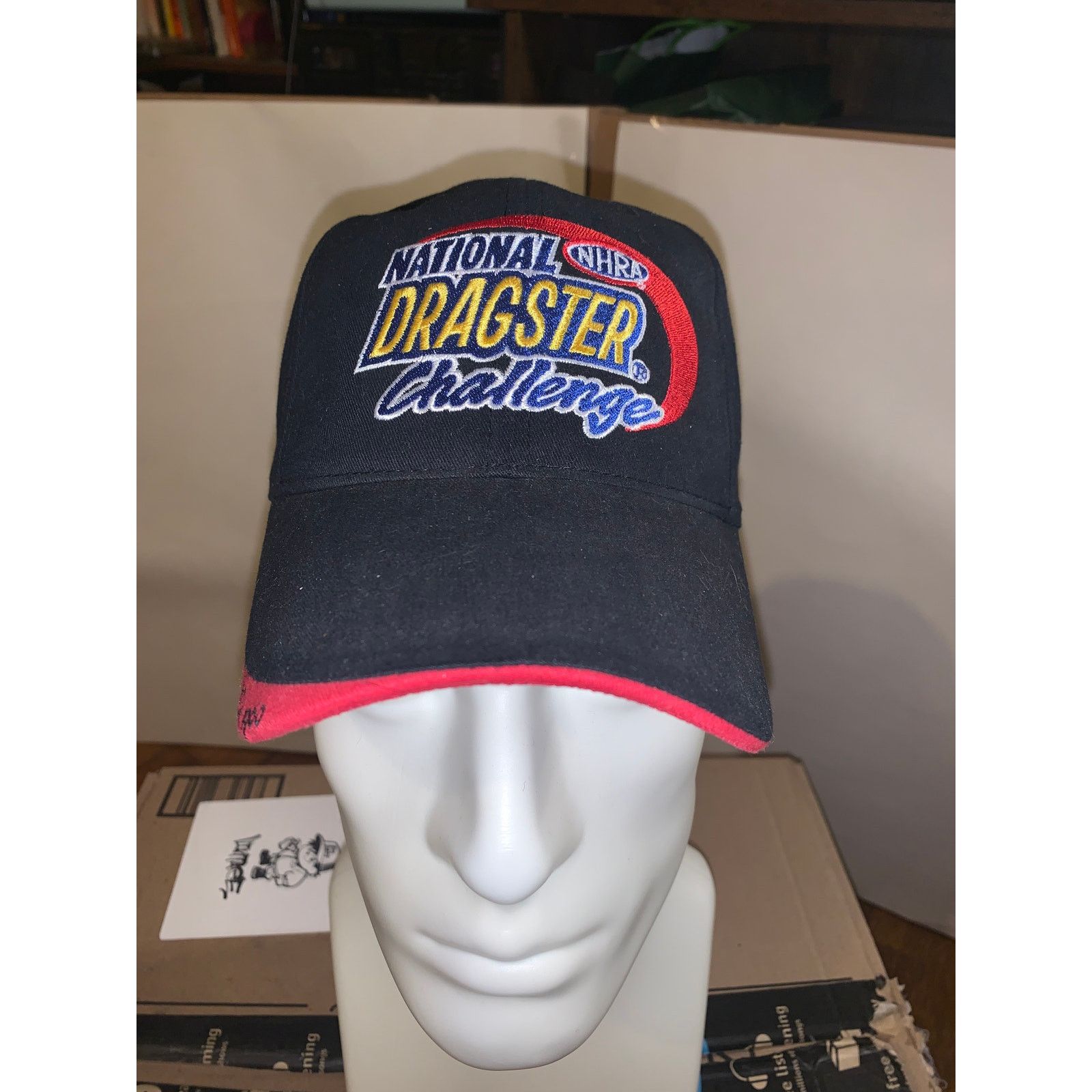 Other NHRA National Dragster Challenge Hat Deadstock Black Red Size ONE SIZE - 1 Thumbnail