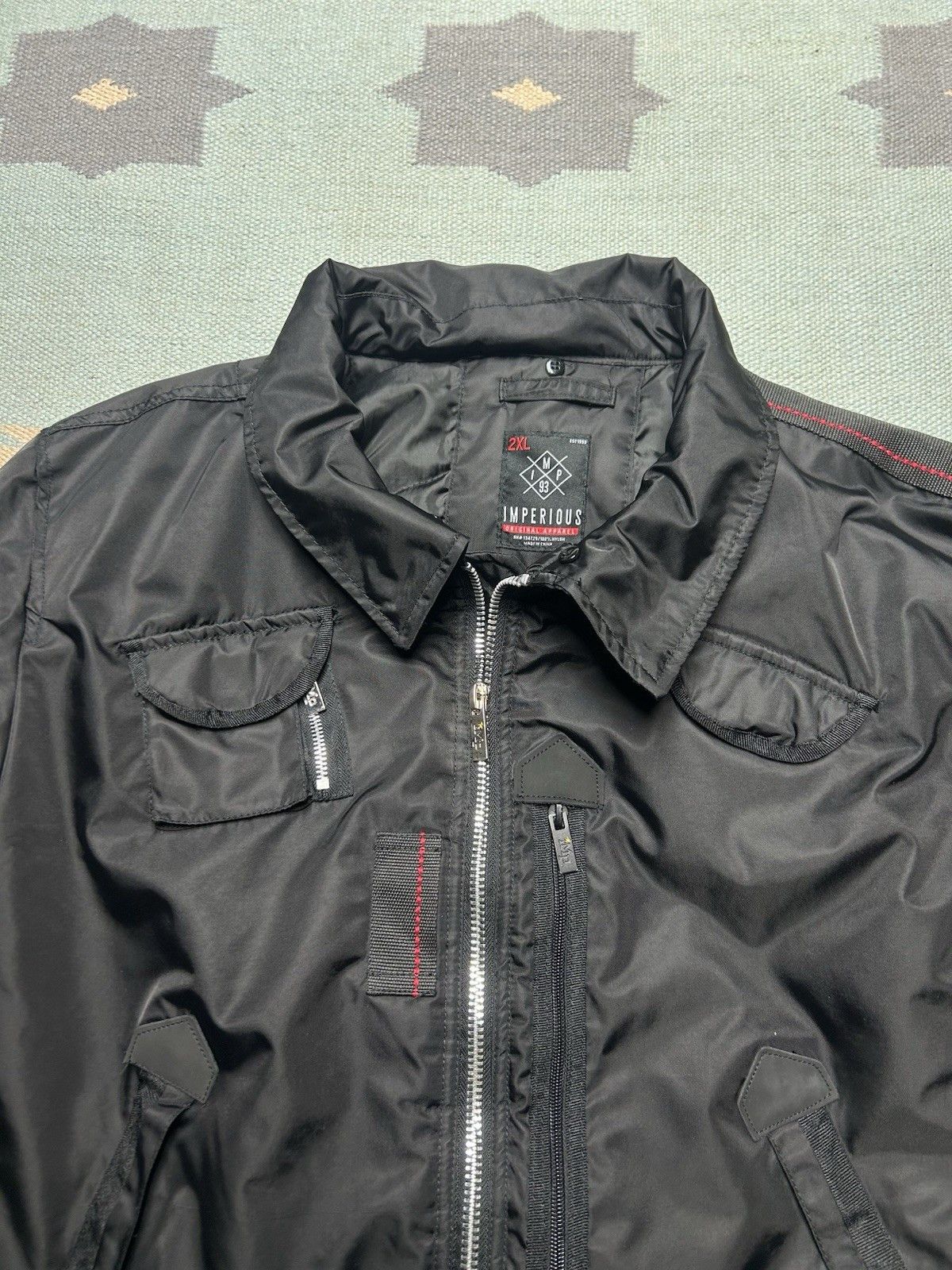 Vintage Imperious Delf bomber flight jacket MA-1 style y2k nylon XXL Size US XXL / EU 58 / 5 - 4 Thumbnail