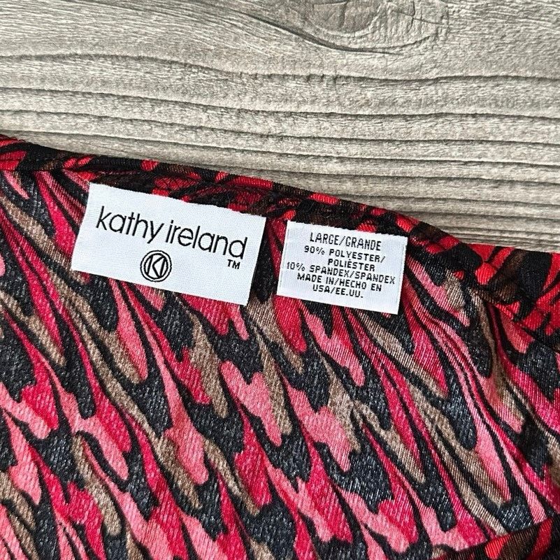 Other kathy ireland black red swirl tank top Size L / US 10 / IT 46 - 3 Thumbnail