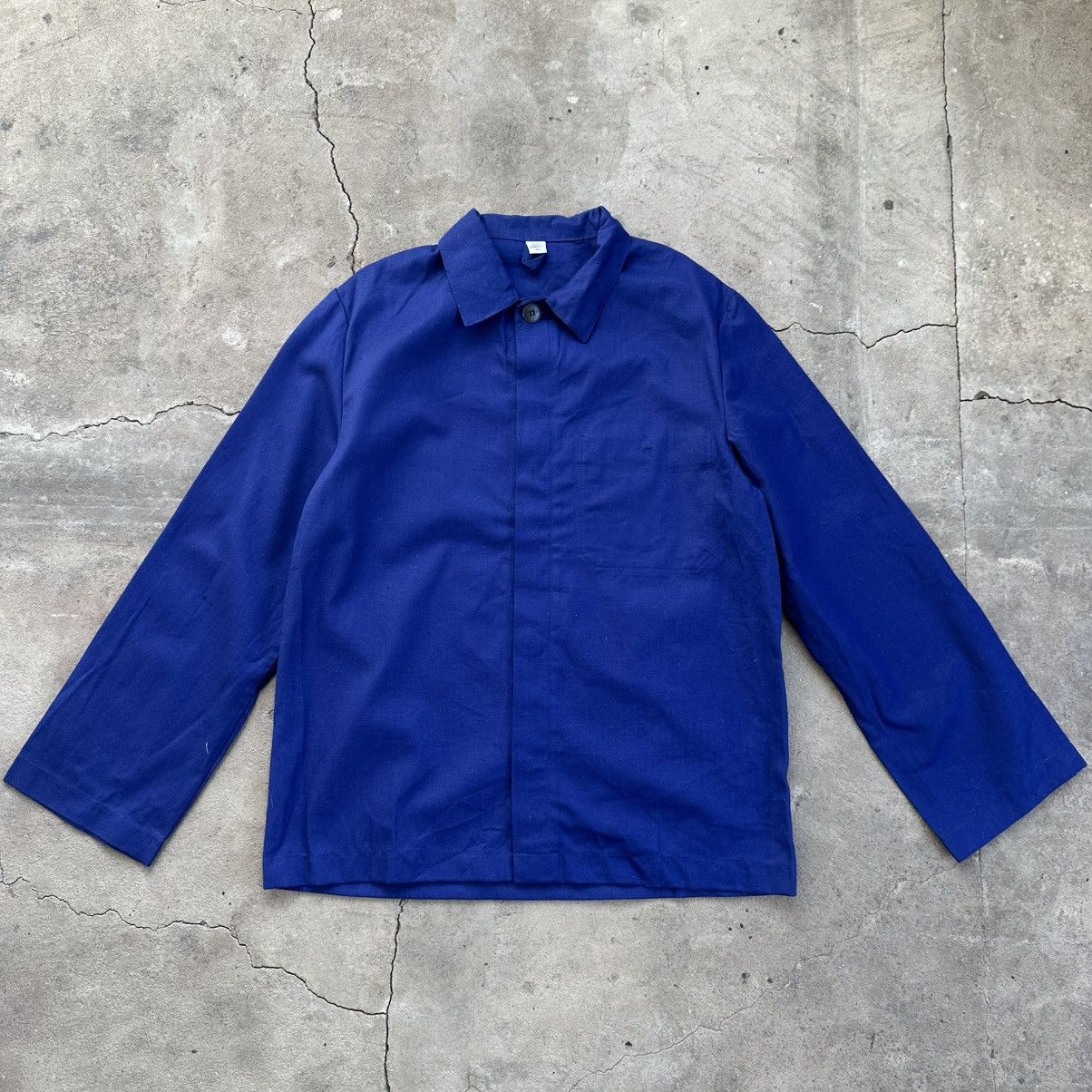 Vintage Sanfor French work chore jacket Workers size 52
