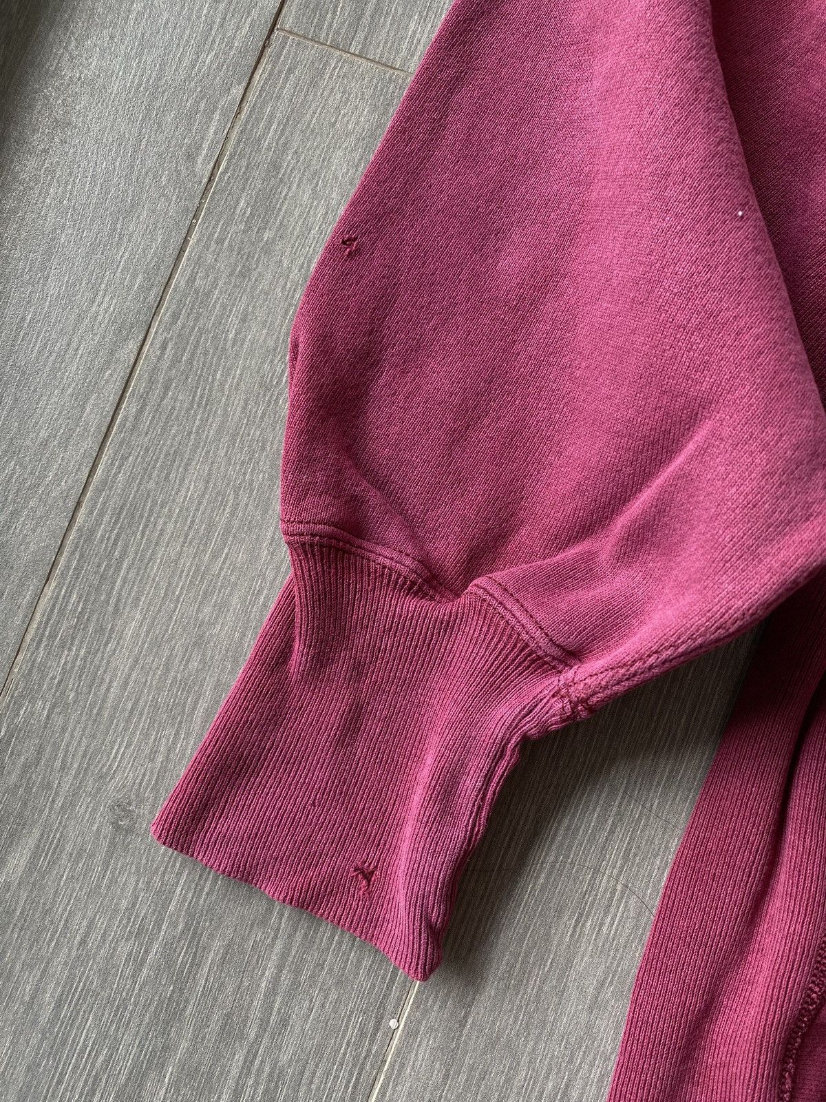 Vintage Vintage 90’s Champion Reverse Weave Burgundy Sweatshirt 🍒🍇 Size US L / EU 52-54 / 3 - 6 Thumbnail