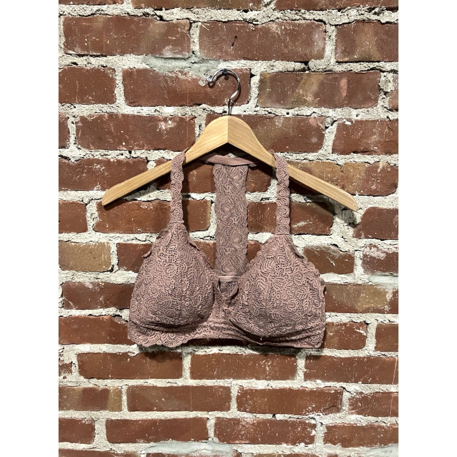 Vintage Auden Womens Bralette Size XL Rose Gold Size ONE SIZE - 2 Thumbnail