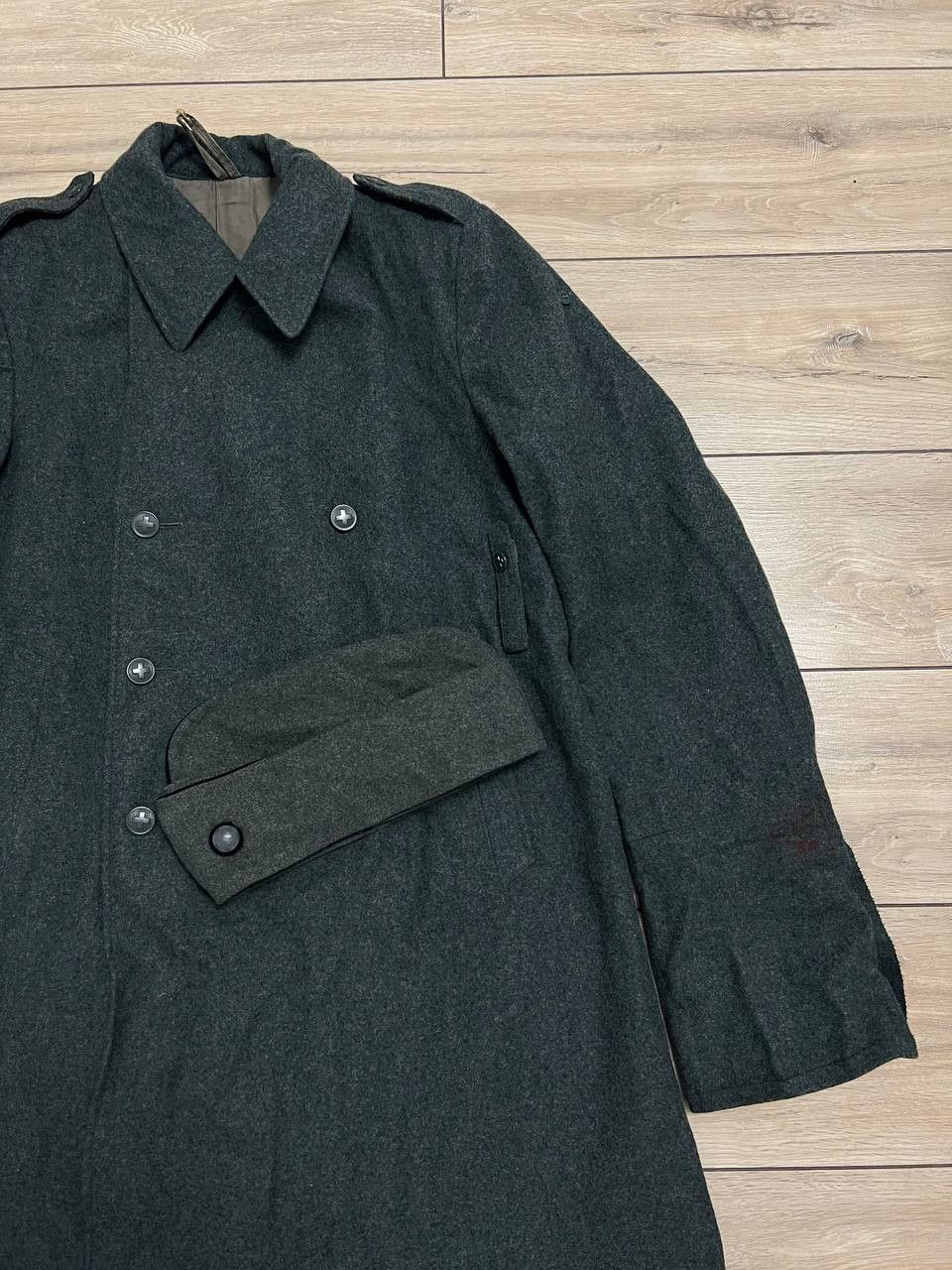 Other Vintage Swiss Army Pea Trench Wool Coat 50 BB Military Rare Size US M / EU 48-50 / 2 - 3 Thumbnail