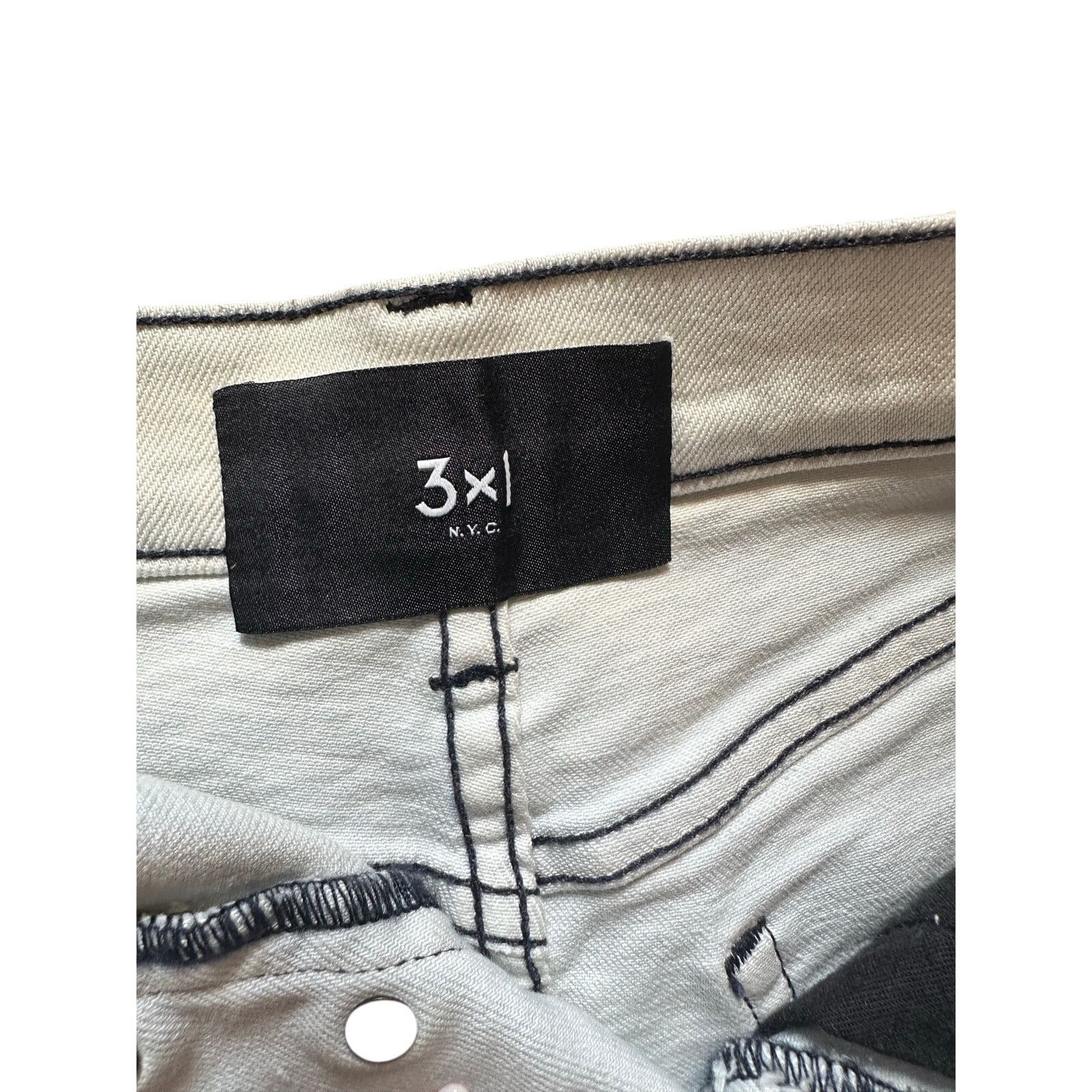 3x1 3x1 NYC White Denim Shorts - Size 25 - Mint Size 25" / US 0 / IT 36 - 7 Thumbnail