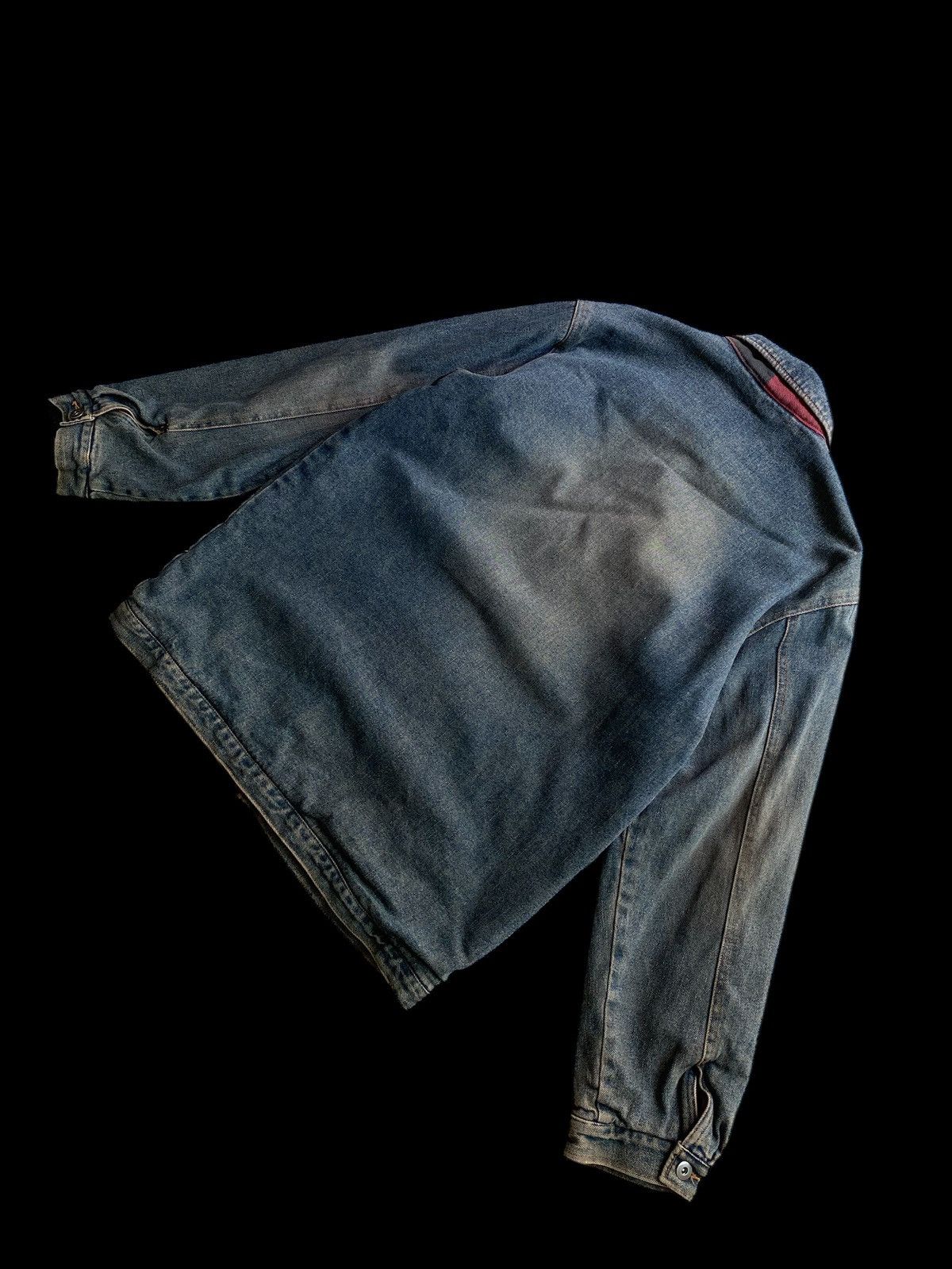 Hysteric Glamour Vintage SIX STAR CHORE DENIM JACKET LINNING PLAID PUNK Size US L / EU 52-54 / 3 - 4 Thumbnail