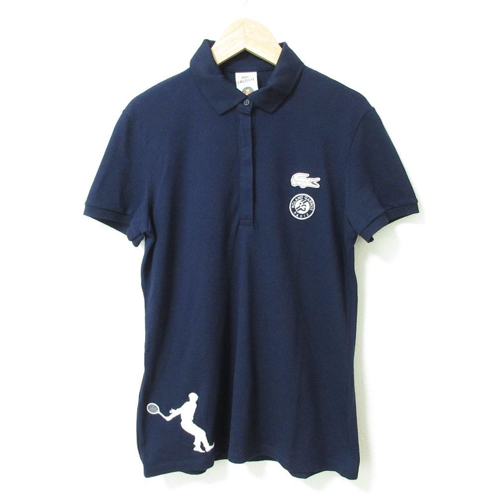 Other Other Lacoste Roland Garros Embroidered Short Sleeve Polo Shirt Cotton Tops DUTY FREE for USA Size ONE SIZE - 1 Thumbnail