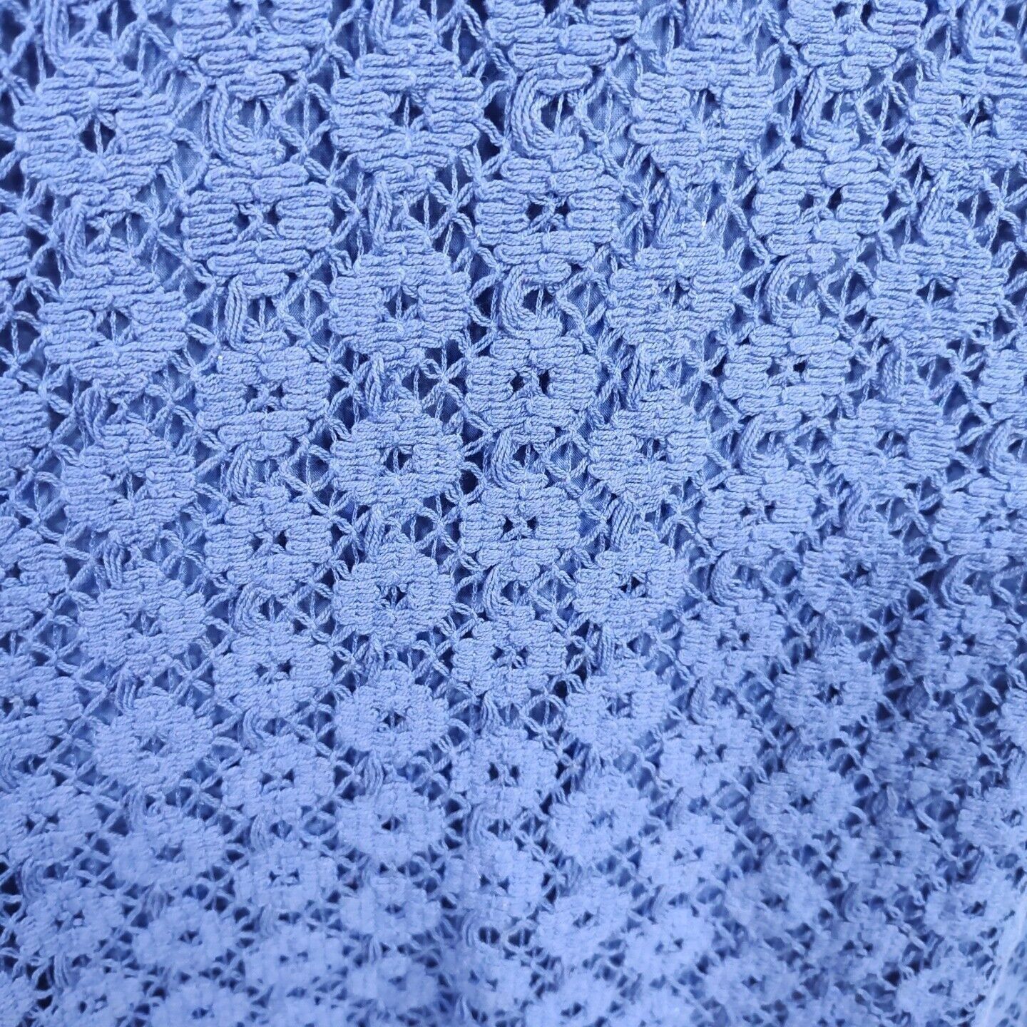 Other A New Day Blue Sleeveless Crochet Midi Dress Women Size S Size S / US 4 / IT 40 - 4 Thumbnail