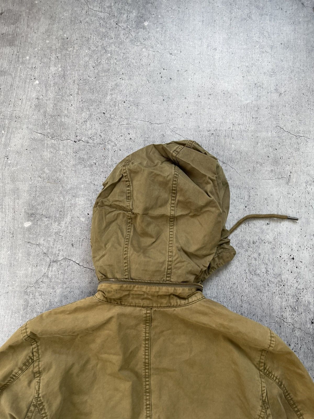 Other Y2K Vintage Diesel Multi-pocket Khaki Faded Jacket Size US S / EU 44-46 / 1 - 20 Thumbnail