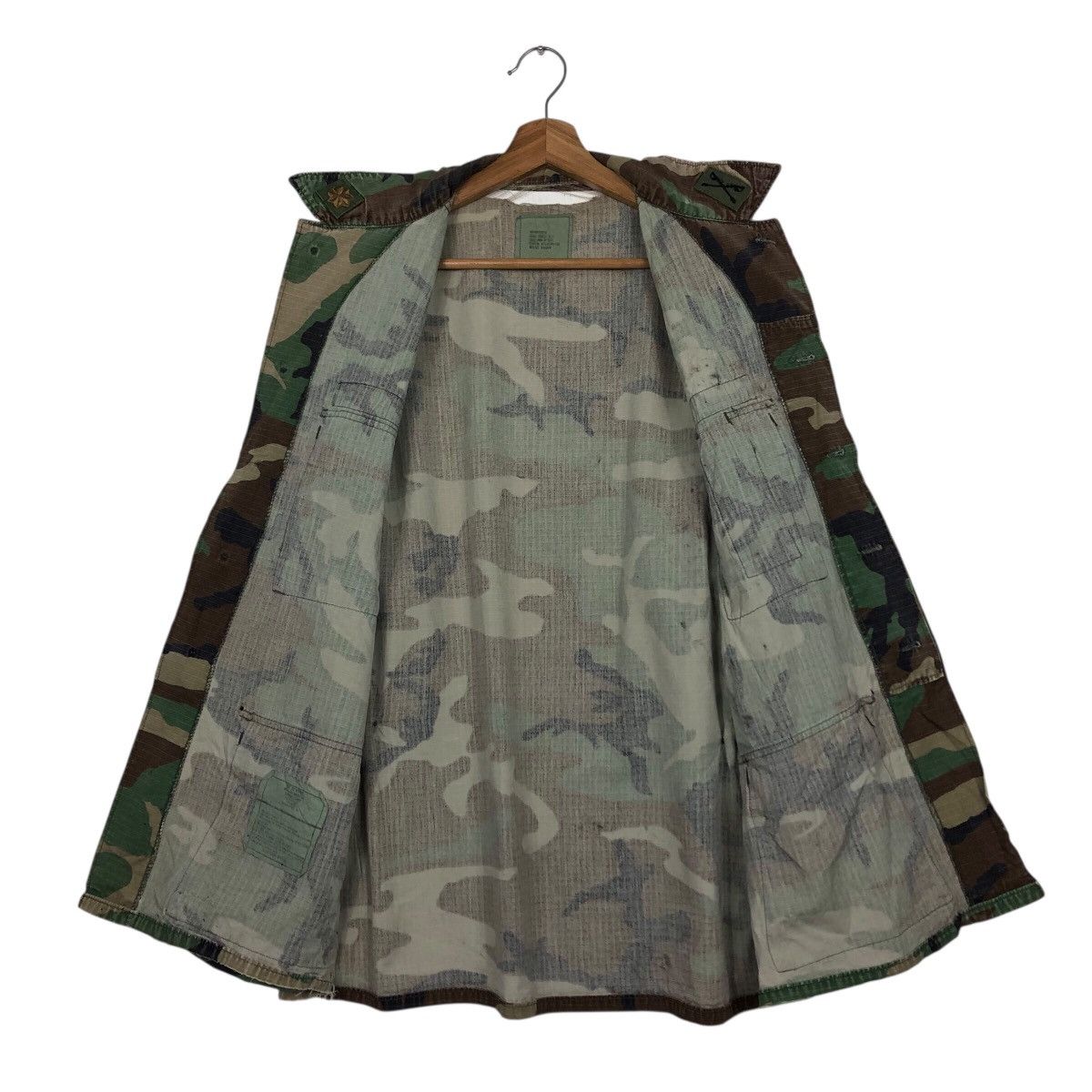 Vintage 📌Vintage Chore Work Jacket Military Us Air Force Camouflage Size US M / EU 48-50 / 2 - 16 Thumbnail