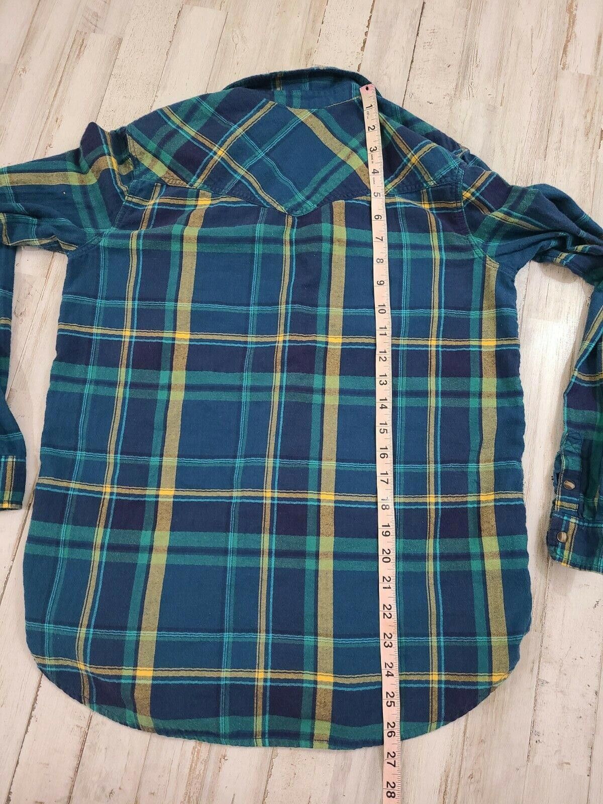 American Eagle Outfitters Anerican Eagle Plaid Shirt Womens Button Down Boyfriend Fit Size M / US 6-8 / IT 42-44 - 6 Thumbnail