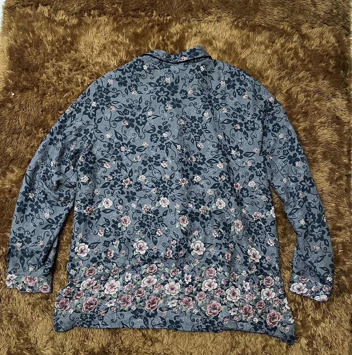 Beauty Beast Finale Flower FullPrint Button Up Shirt Size L / US 10 / IT 46 - 5 Thumbnail