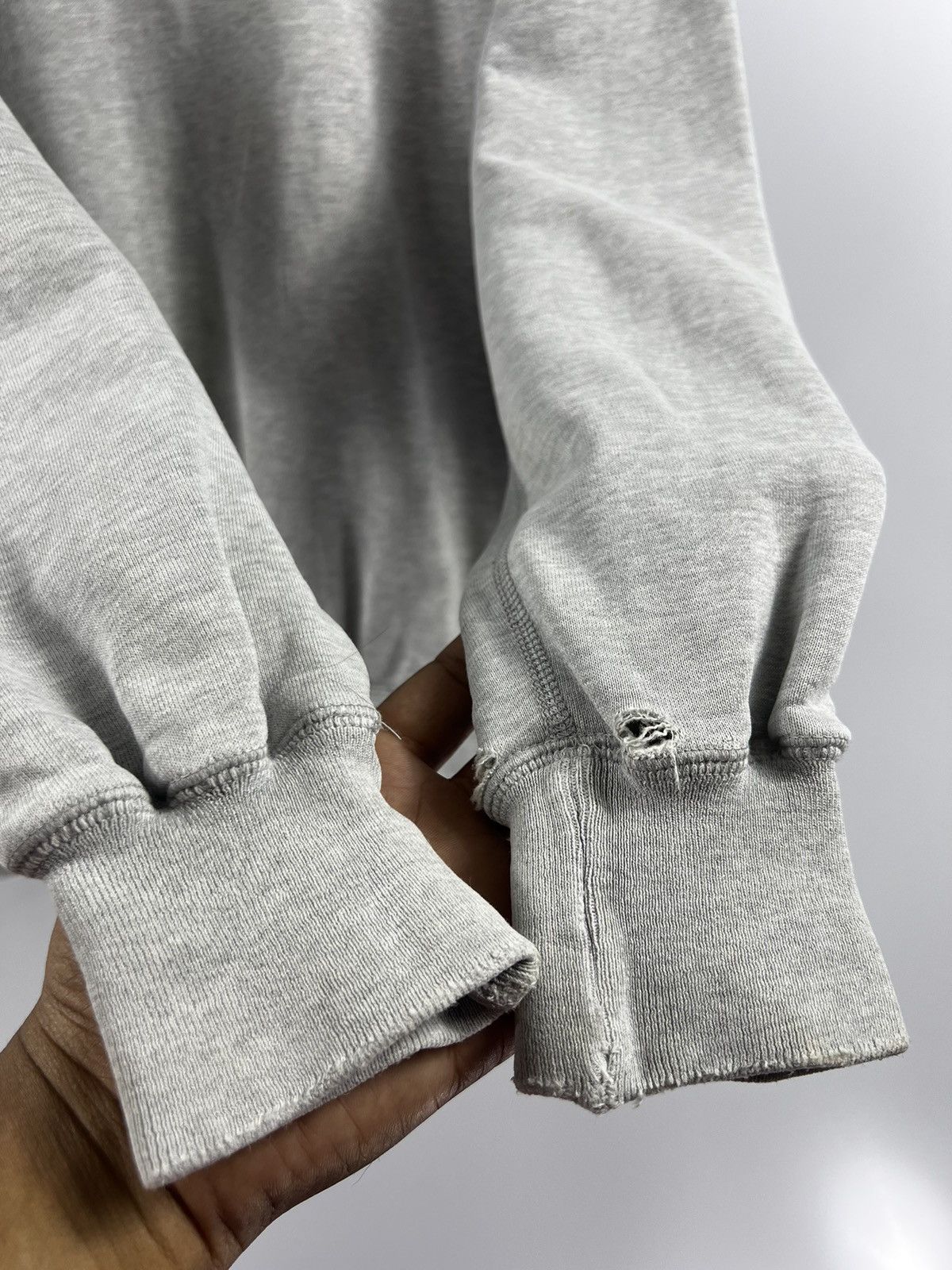 Polo Ralph Lauren 🔥 Rare & Distressed Polo Ralph Lauren Sweatshirt in Grey Size US M / EU 48-50 / 2 - 8 Thumbnail