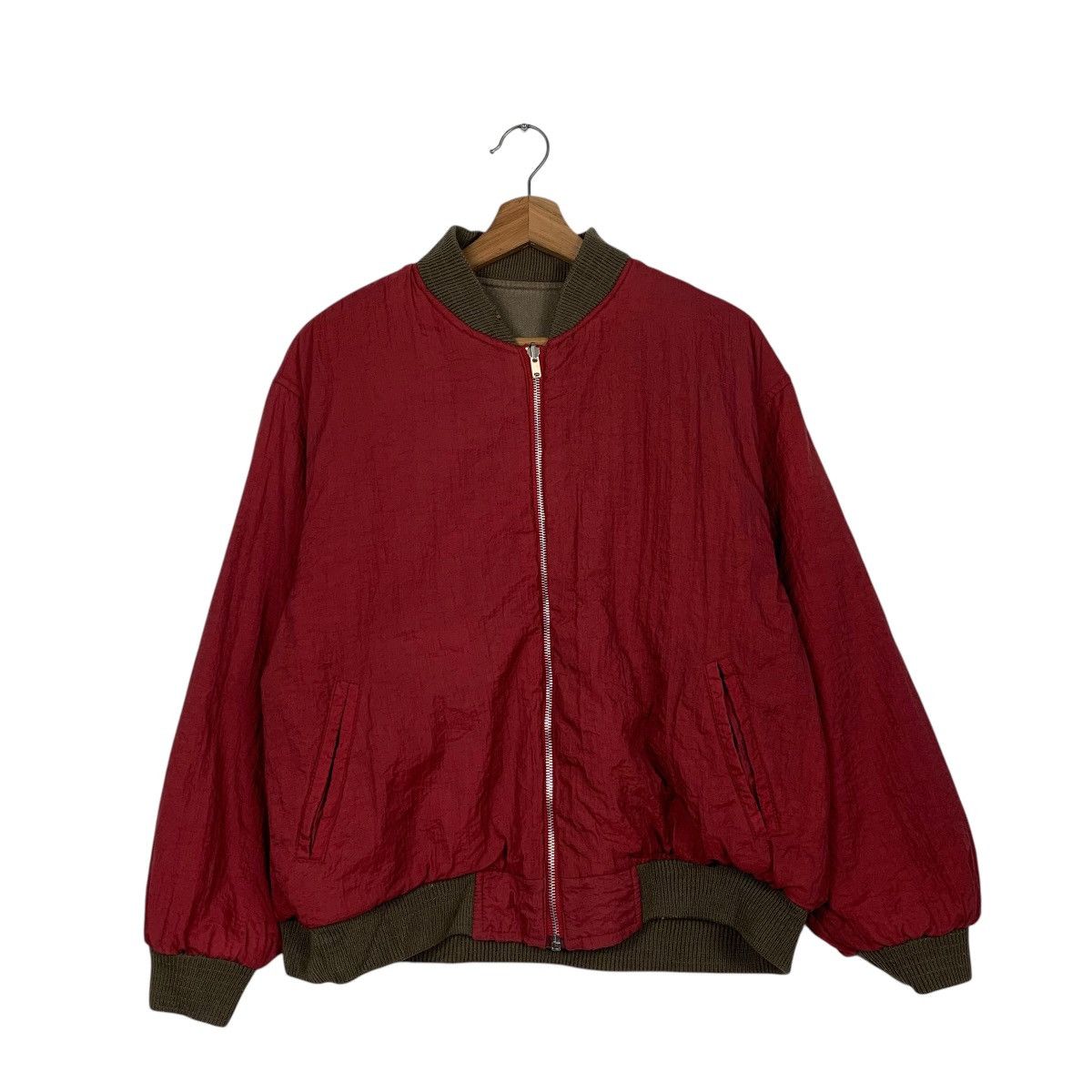 Japanese Brand Japanese Brand Panhard Sports Dwi Color Bomber Jacket Size US M / EU 48-50 / 2 - 4 Thumbnail