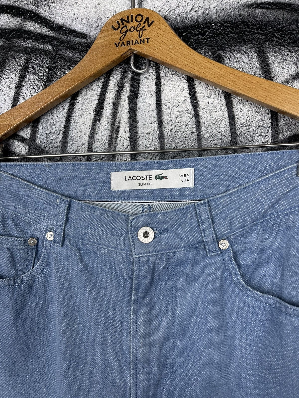 Lacoste Lacoste Slim Fit Light Blue Luxury Jeans Men’s Size W32 L34 Size US 34 / EU 50 - 6 Thumbnail