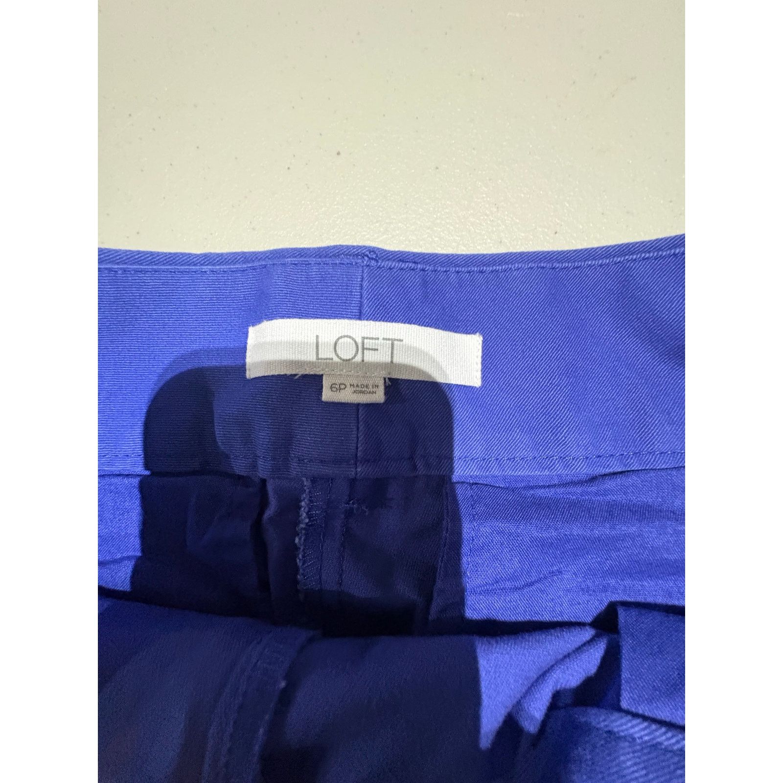 Loft Women’s LOFT Blue Dress Shorts Size 6P Petite Size 28" / US 6 / IT 42 - 4 Thumbnail