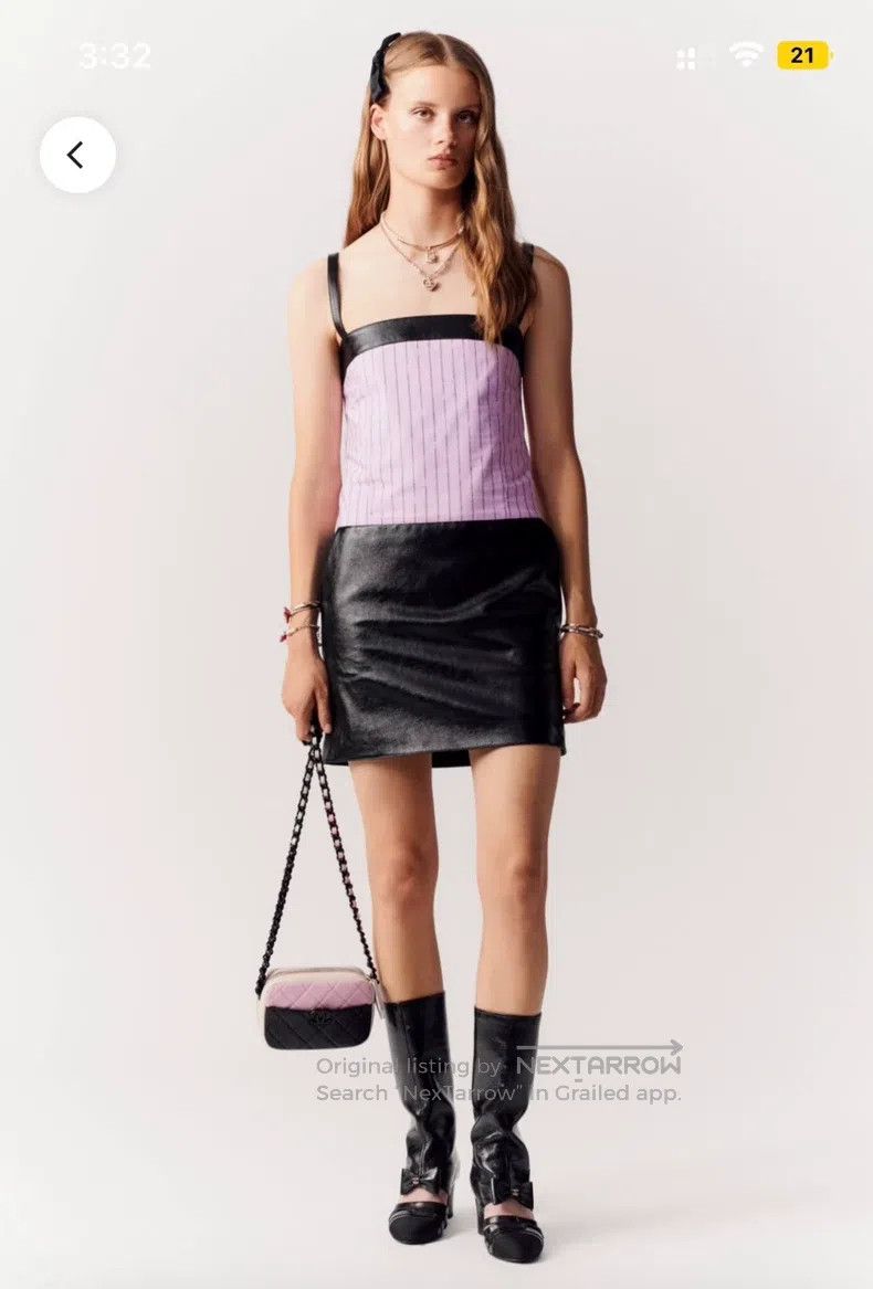 Chanel Chanel 23P Spring and Summer Preview Pink and Black Stitch Size XXS / US 00 / IT 34 - 9 Thumbnail