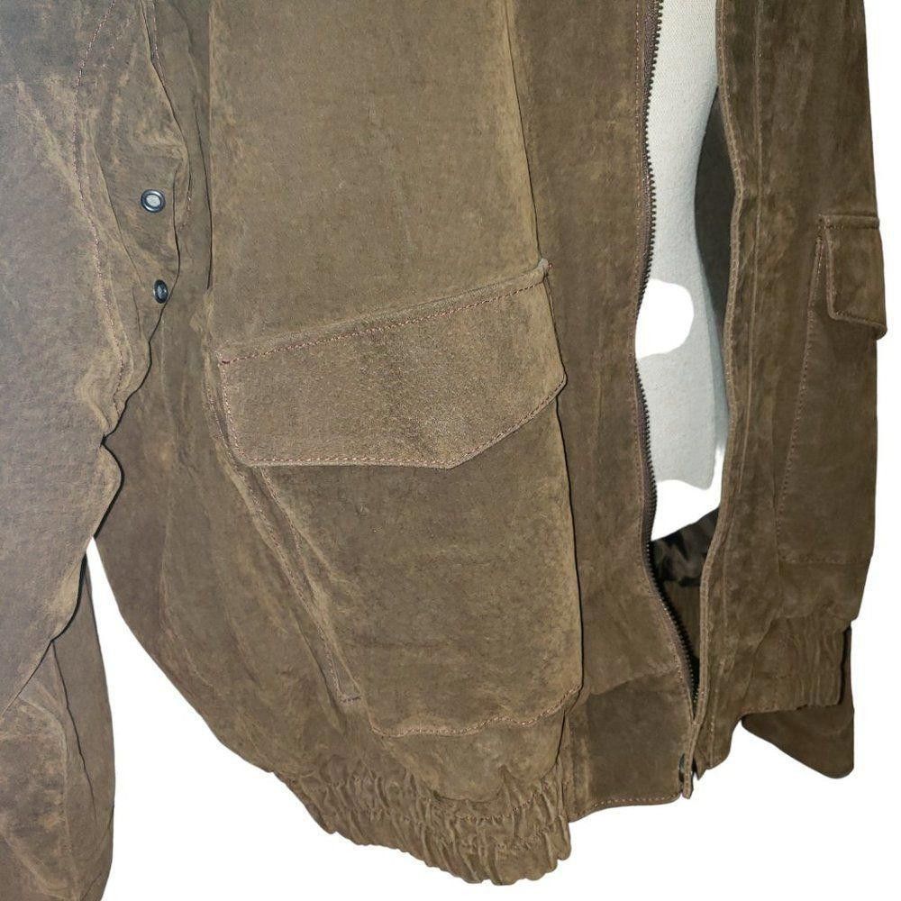 Designer CT1402a BURK'S BAY Ladies SUEDE JACKET XL Size XL / US 12-14 / IT 48-50 - 3 Thumbnail