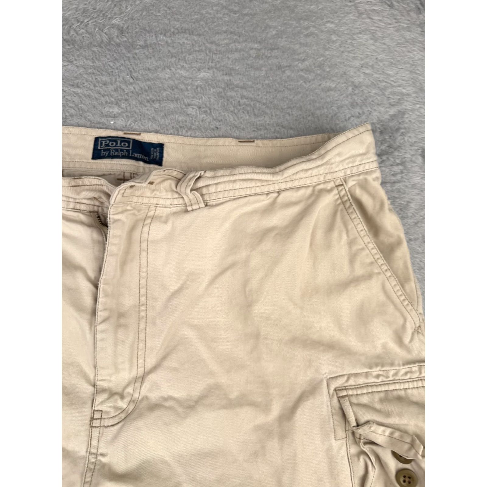 Polo Ralph Lauren Polo Ralph Lauren Shorts Men 38 Beige Cargo 100% Cotton Twill Hiking 38x10 READ Size US M / EU 48-50 / 2 - 5 Thumbnail