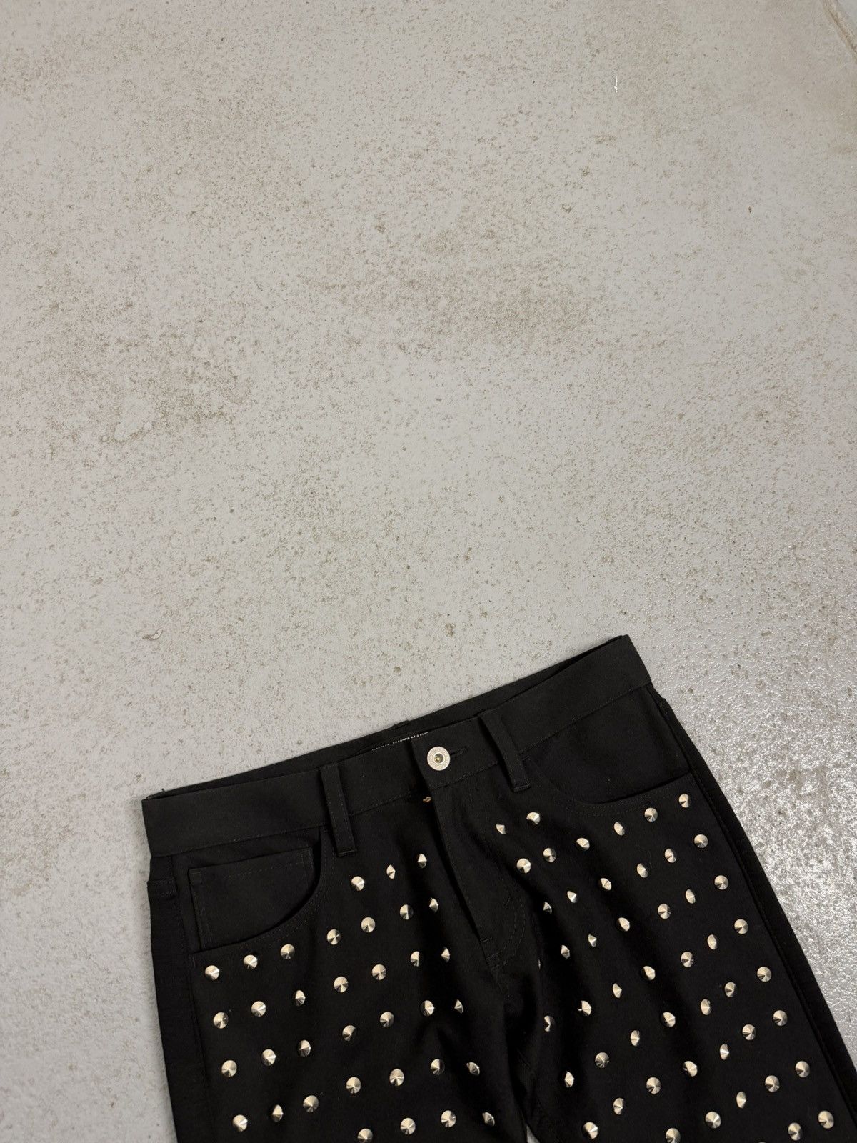 Junya Watanabe Junya Watanabe Studded Crop Ponte Pants Size 28" / US 6 / IT 42 - 4 Thumbnail