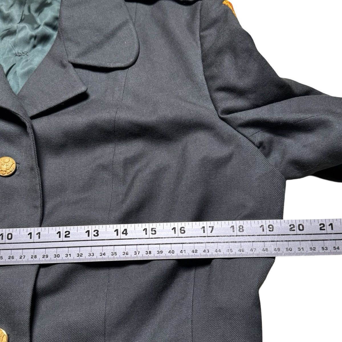 Other US Army Coat 18LG Blazer Uniform Jacket Wool Blend Tropical Size XL / US 12-14 / IT 48-50 - 5 Thumbnail