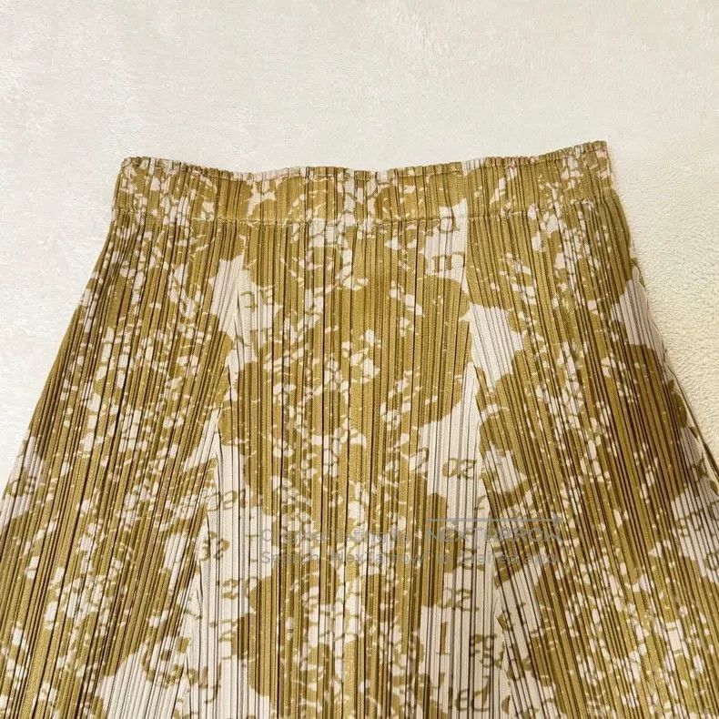 Issey Miyake Issey Miyake size:3 Vintage Bread Recipe Midi Skirt Size 22" - 2 Thumbnail