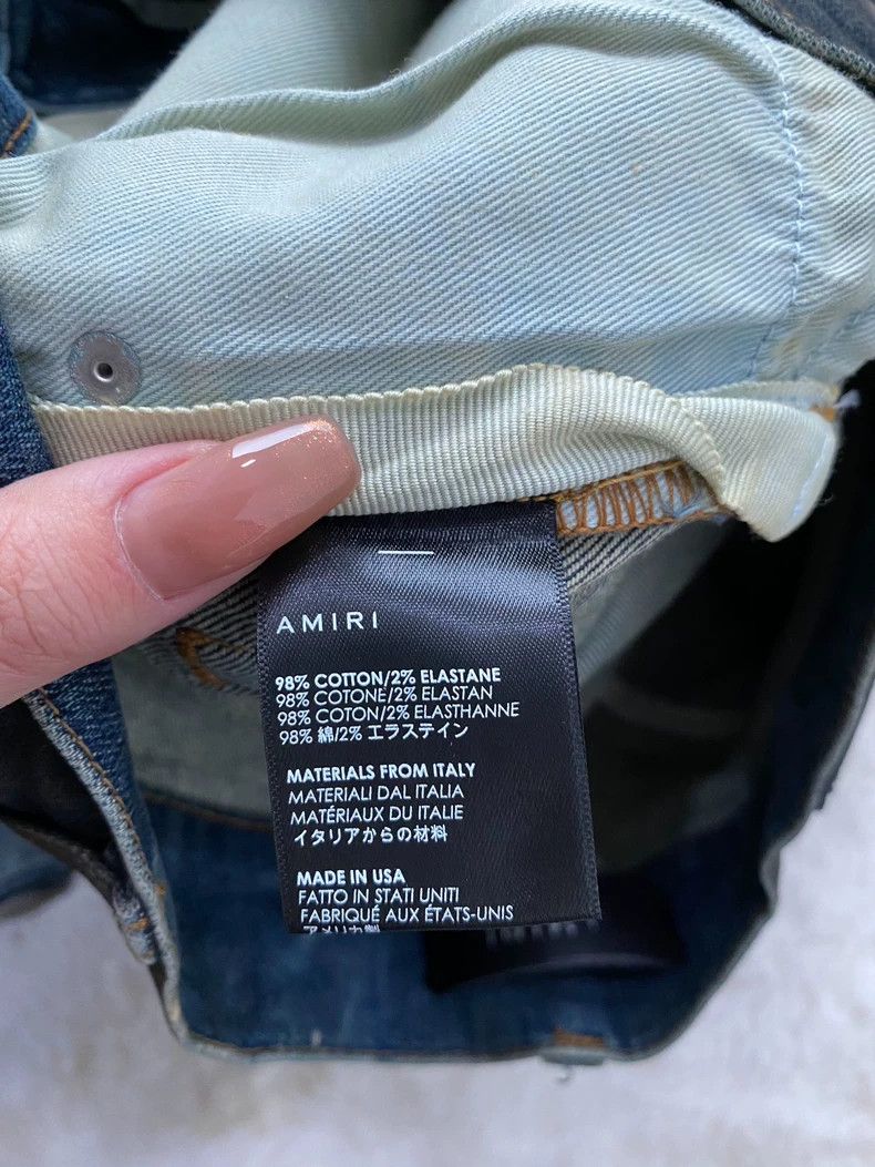Amiri Amiri Washed blue destructive jeans 2502-Nextarrow Size US 31 - 4 Thumbnail