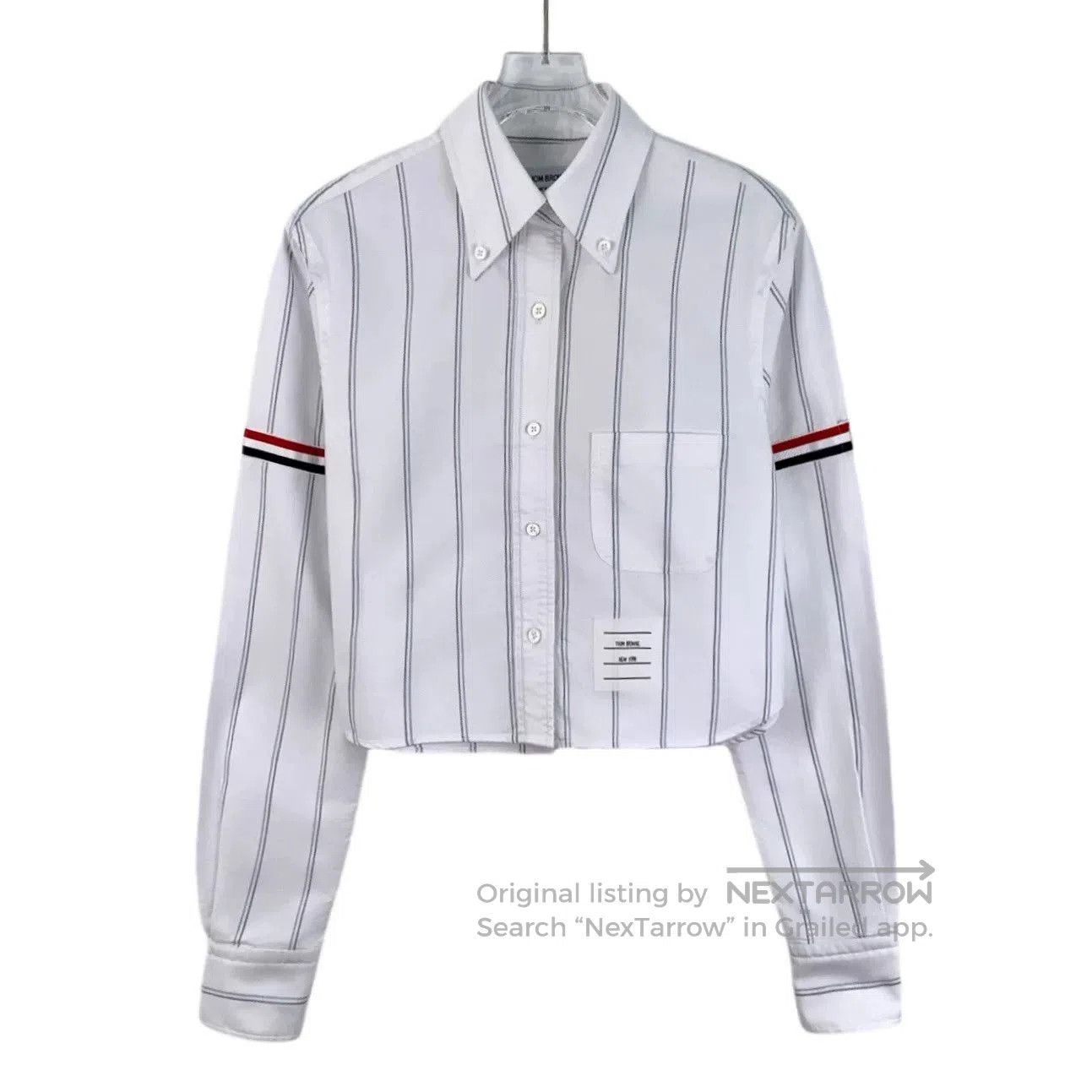 Thom Browne thom browne striped long sleeve shirt. Size US M / EU 48-50 / 2 - 1 Thumbnail