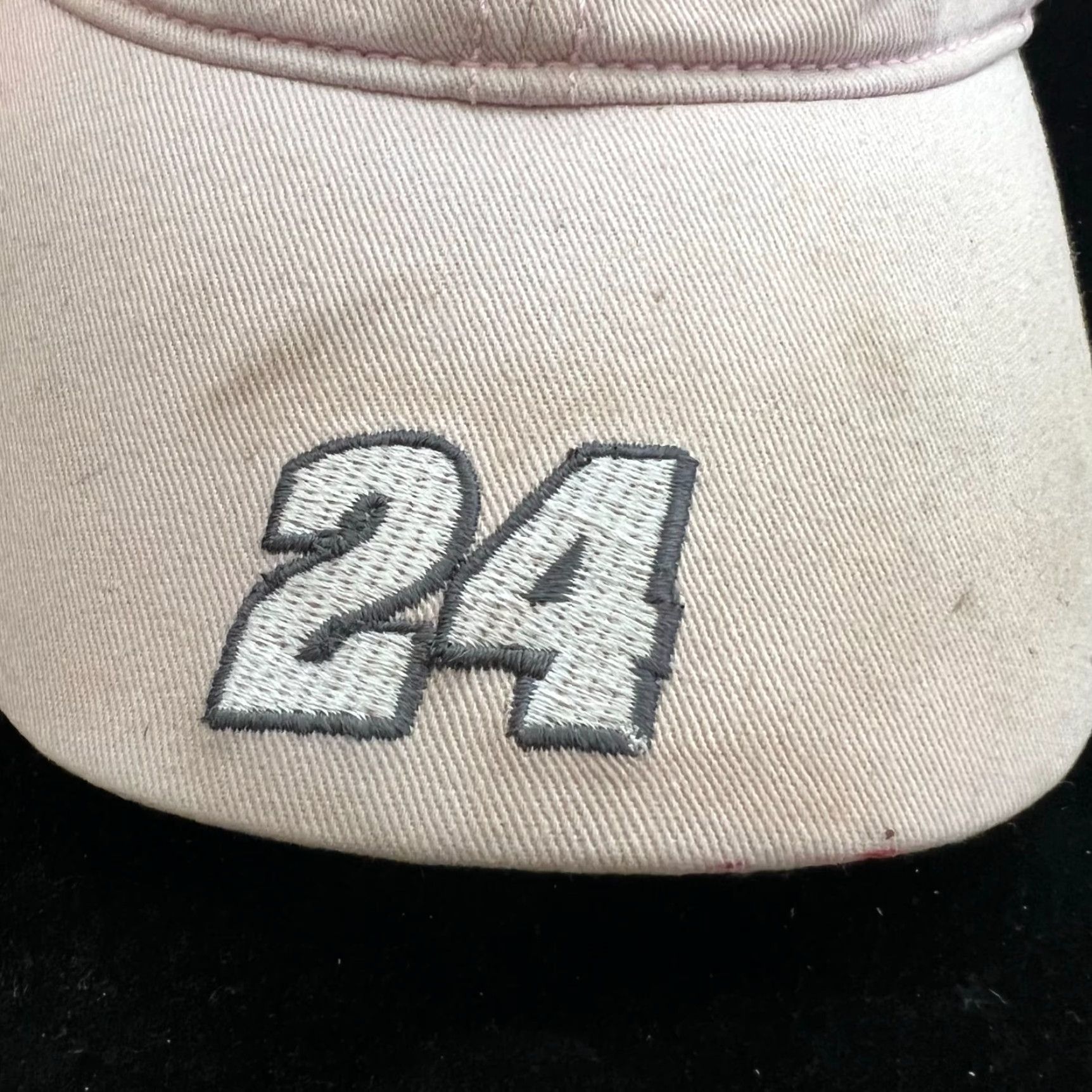 Vintage Jeff Gordon 24 NASCAR Womens Nice Distressed Chase Tag Pink Adjustable Baseball Cap Size ONE SIZE - 2 Thumbnail