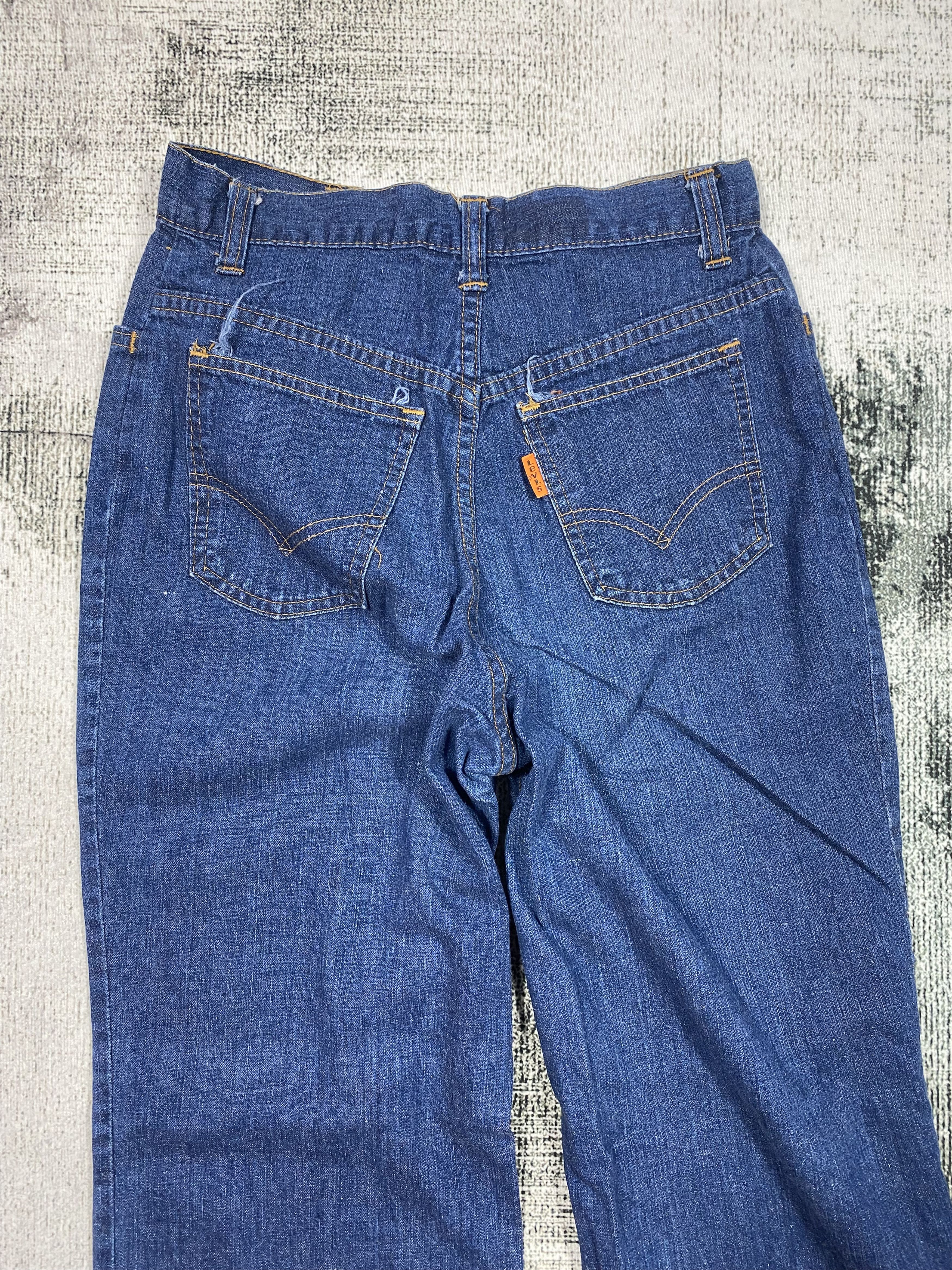 Levi's SICKS💥 Jeans Scovil Garlock Flare Bootcut Orange Tab Rare Size 26" / US 2 / IT 38 - 11 Thumbnail