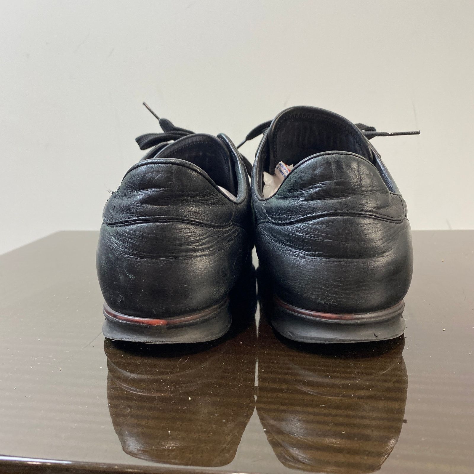 Gucci Monogram Leather Low Trainers Sneakers Men's 9