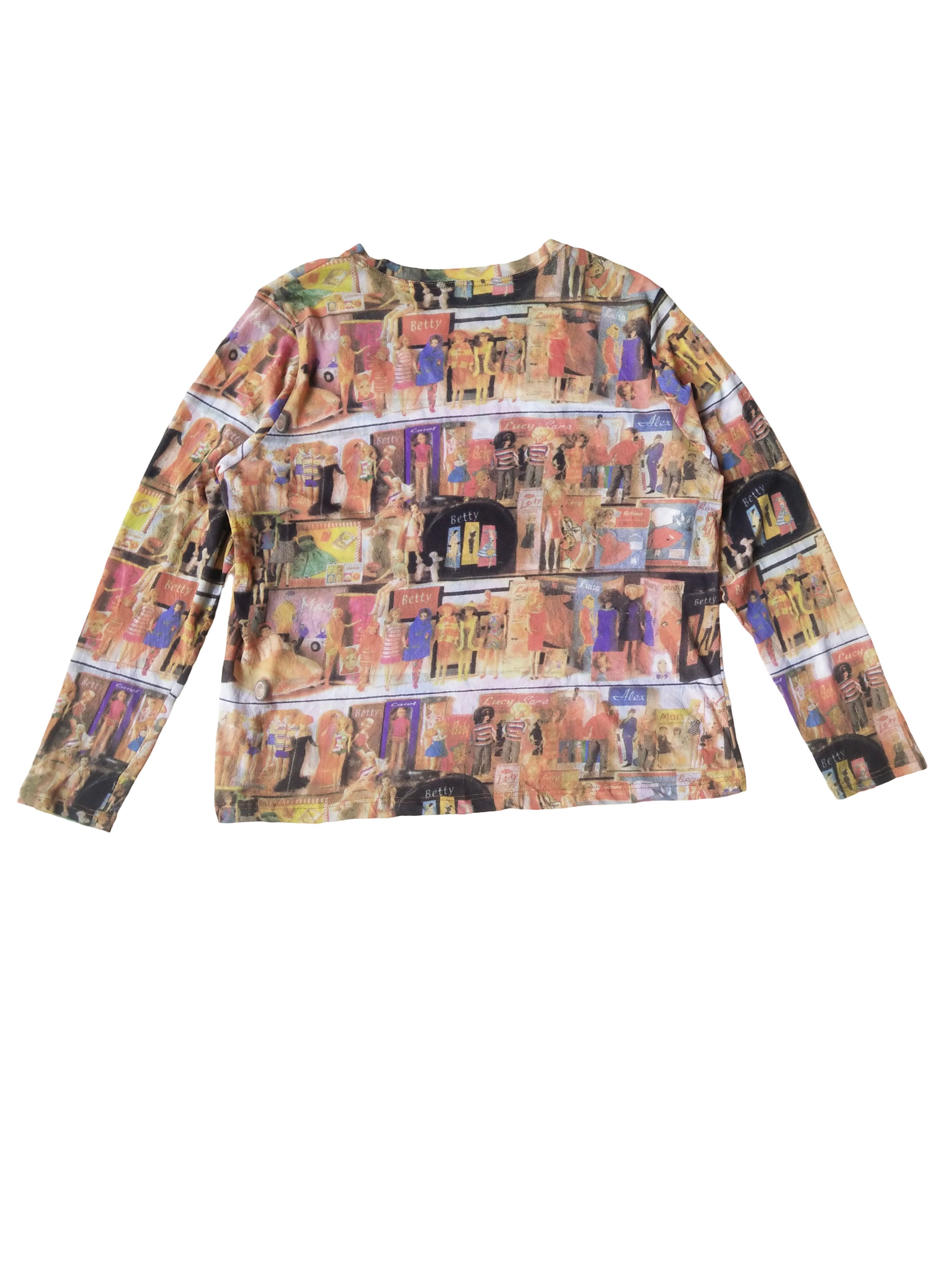 Hysteric Glamour 2000s Jil Anon Japan Pop-Art Doll Box Sheer Mesh Top Size L / US 10 / IT 46 - 8 Thumbnail