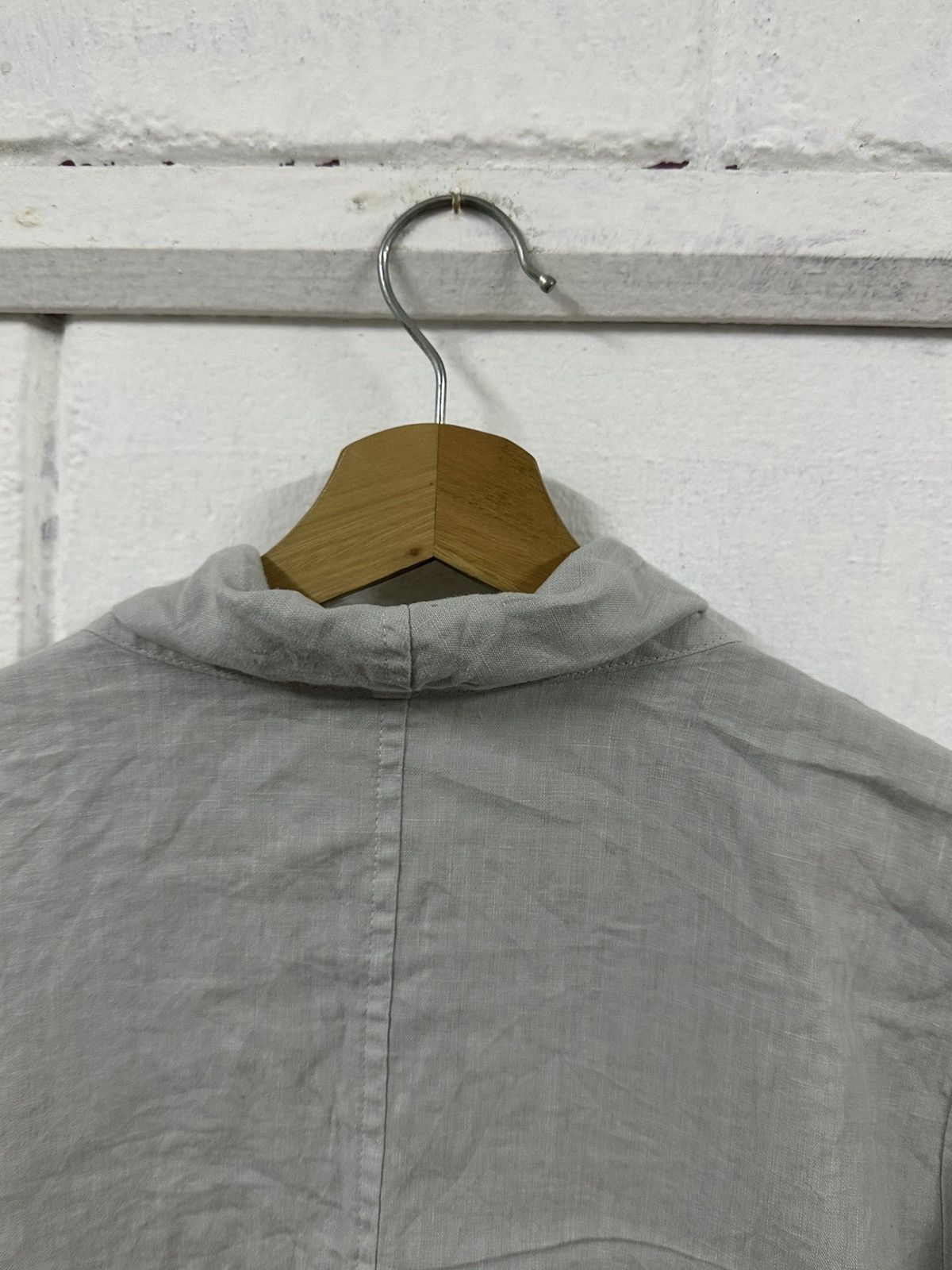 Issey Miyake Plantation By Issey Miyake Linen Pocket Button Up Size US M / EU 48-50 / 2 - 7 Thumbnail