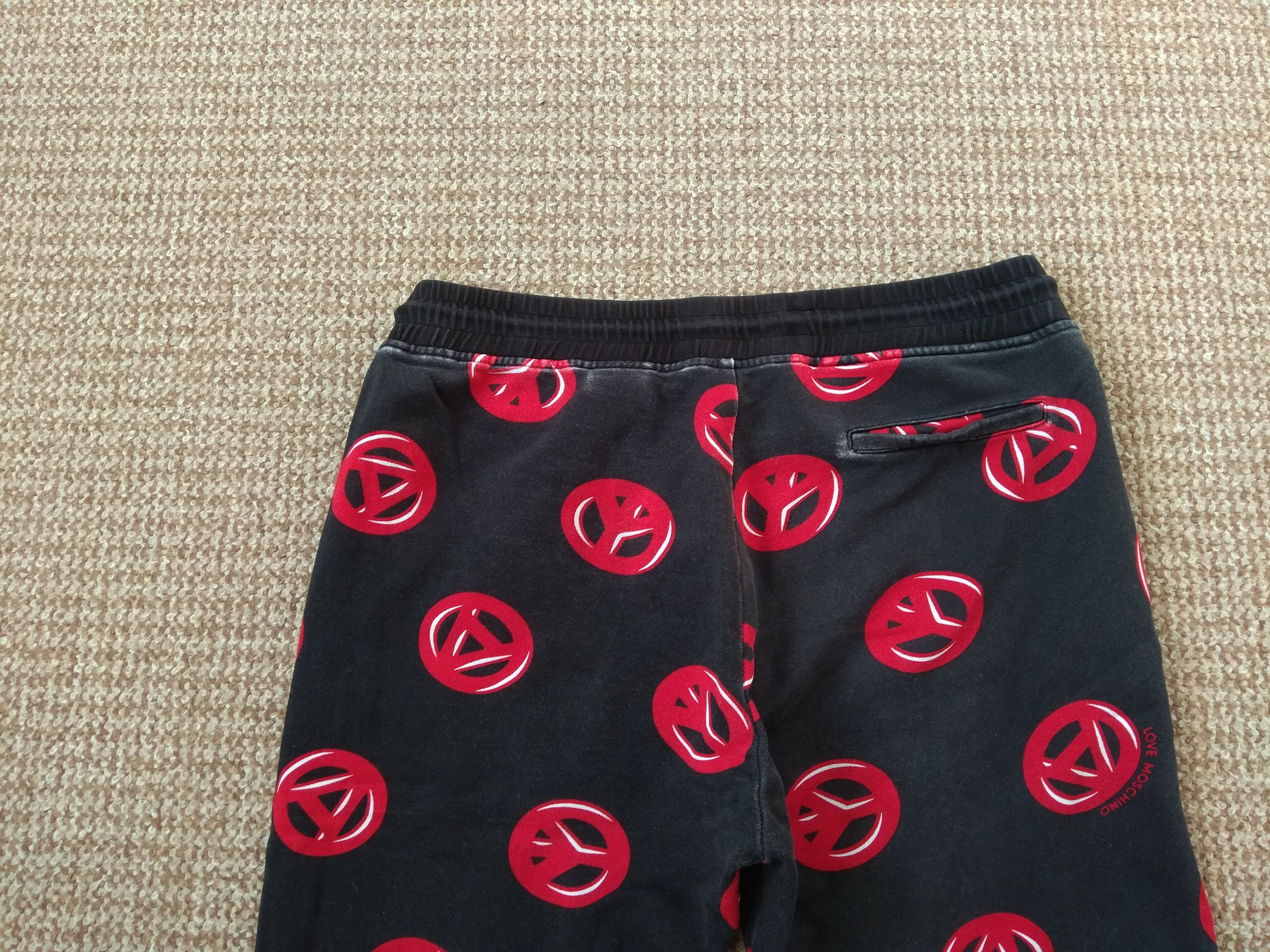 Moschino Love Moschino Sweatpants Joggers Printed Logo sz M Size US 32 / EU 48 - 6 Thumbnail