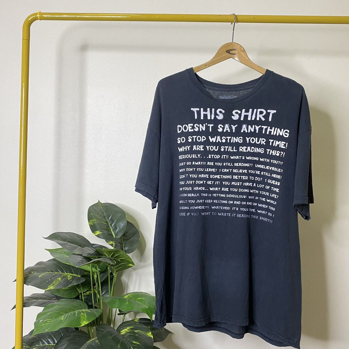 Vintage Vintage Y2K This Shirt Doesn't Say Anything Humor Funny Tee Size US L / EU 52-54 / 3 - 1 Thumbnail