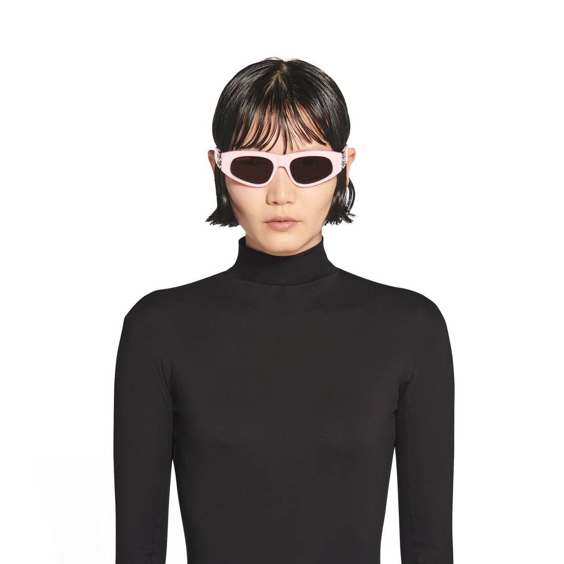 Balenciaga o1bcso1str0625 Size: OS / Dynasty D-Frame Sunglasses in Pink Size ONE SIZE - 5 Thumbnail