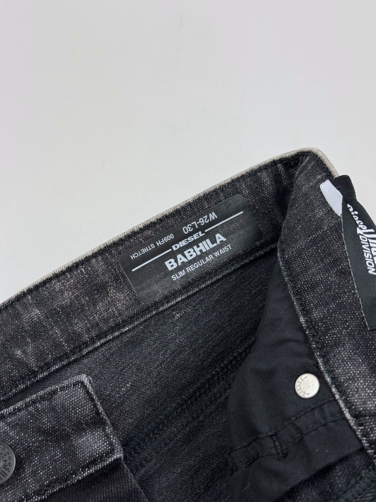 Diesel New! Diesel Babhila Skinny Washed Black Women’s Jeans Size 28" / US 6 / IT 42 - 8 Thumbnail