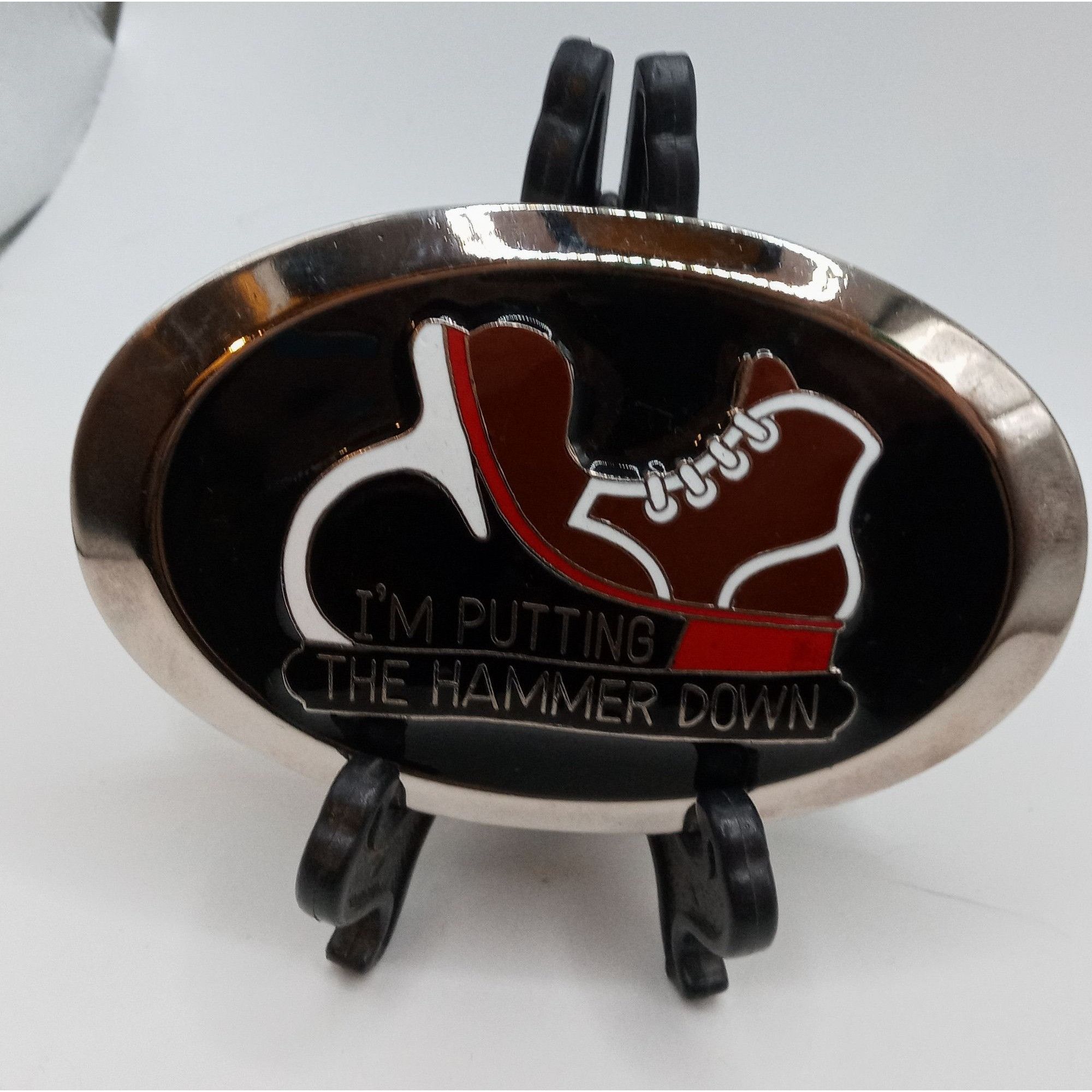 Other Putting The Hammer Down Belt Buckle Vintage Trucker Western Size ONE SIZE - 11 Thumbnail