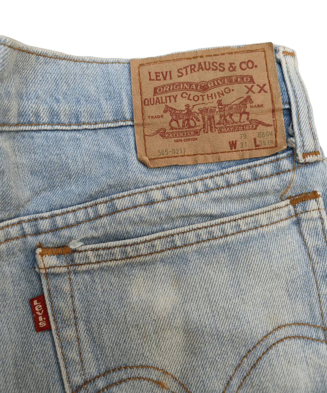 Levi's Vintage Levi's 505 Size US 30 / EU 46 - 4 Thumbnail