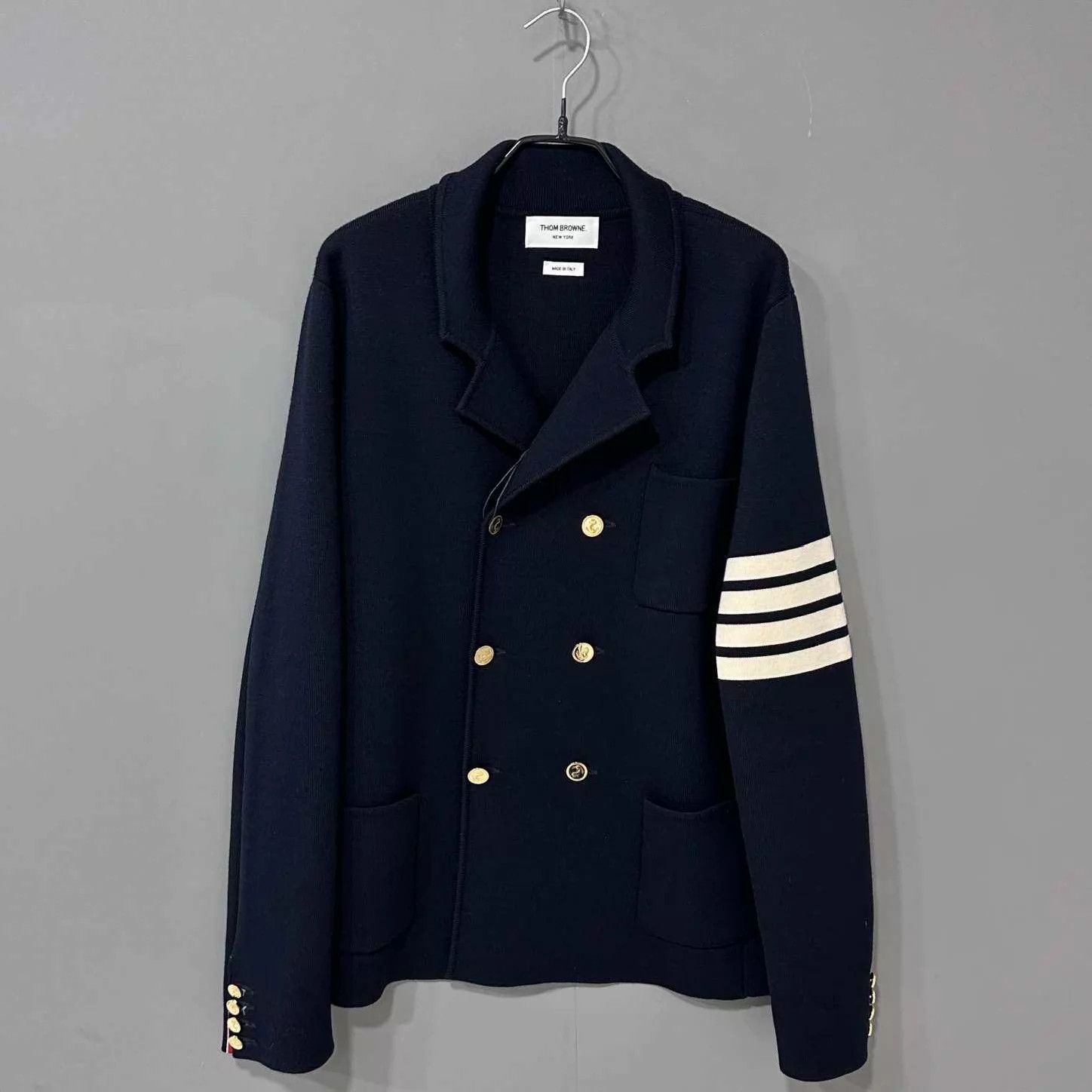Thom Browne Thom Browne Classic Stripe Wool Jacket 99 New Size 4 Size S / US 4 / IT 40 - 1 Thumbnail