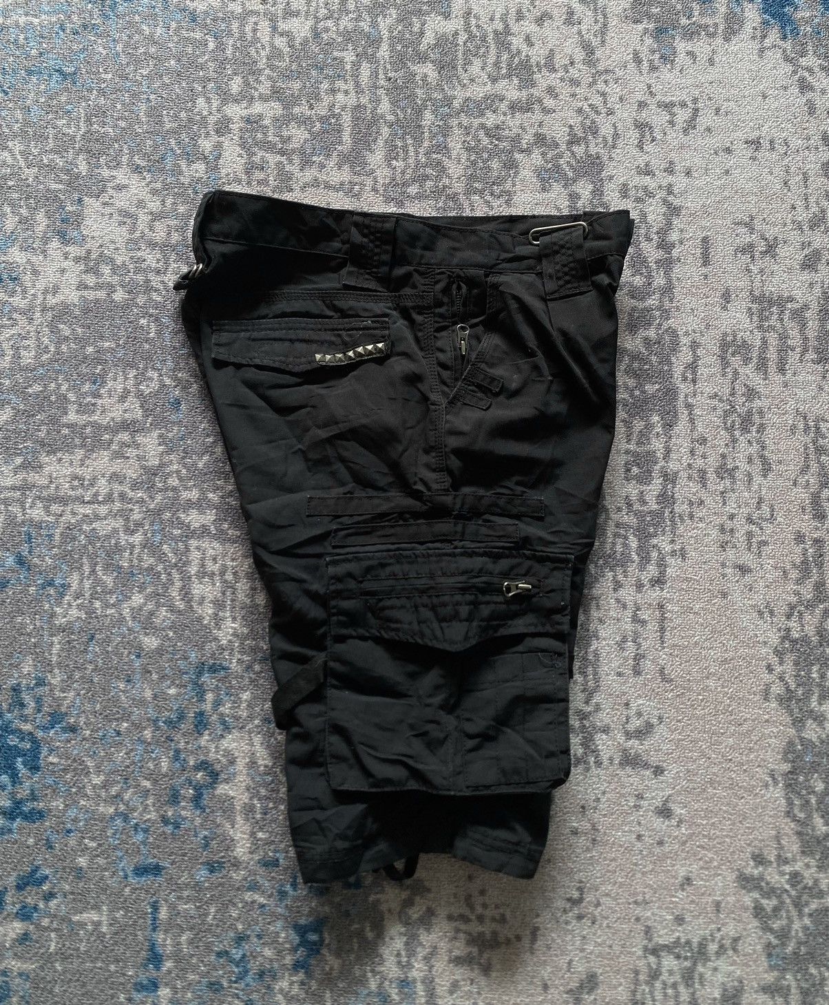 If Six Was Nine × Japanese Brand × Le Grande Bleu (L.G.B.) Japanes Lagust studded bondage cargo short ifsix lgb style Size US 33 - 3 Thumbnail