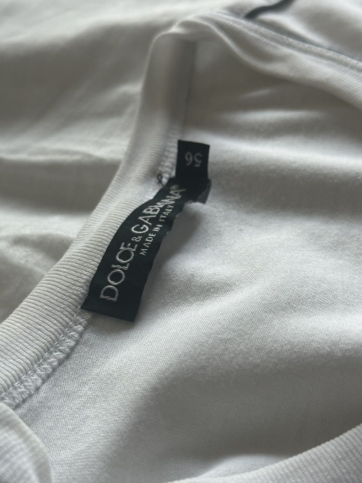 Dolce & Gabbana Dolce and Gabbana T Shirt Metal Plate Mens XL Size US XL / EU 56 / 4 - 3 Thumbnail