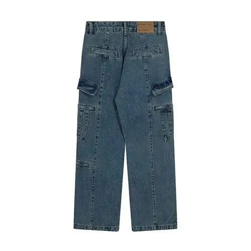Jean hiphop y2k faded baggy cargo jeans Size US 32 / EU 48 - 7 Thumbnail