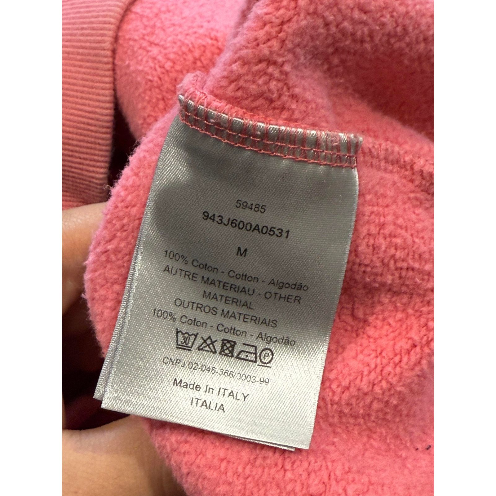 Dior Dior CD Hoodie Pink Size US M / EU 48-50 / 2 - 3 Thumbnail
