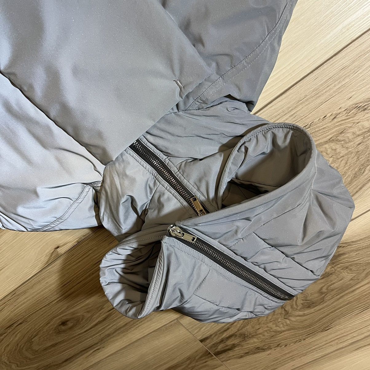 Rick Owens FW22 Strobe Reflex Gauntlet Jacket Size US S / EU 44-46 / 1 - 18 Thumbnail